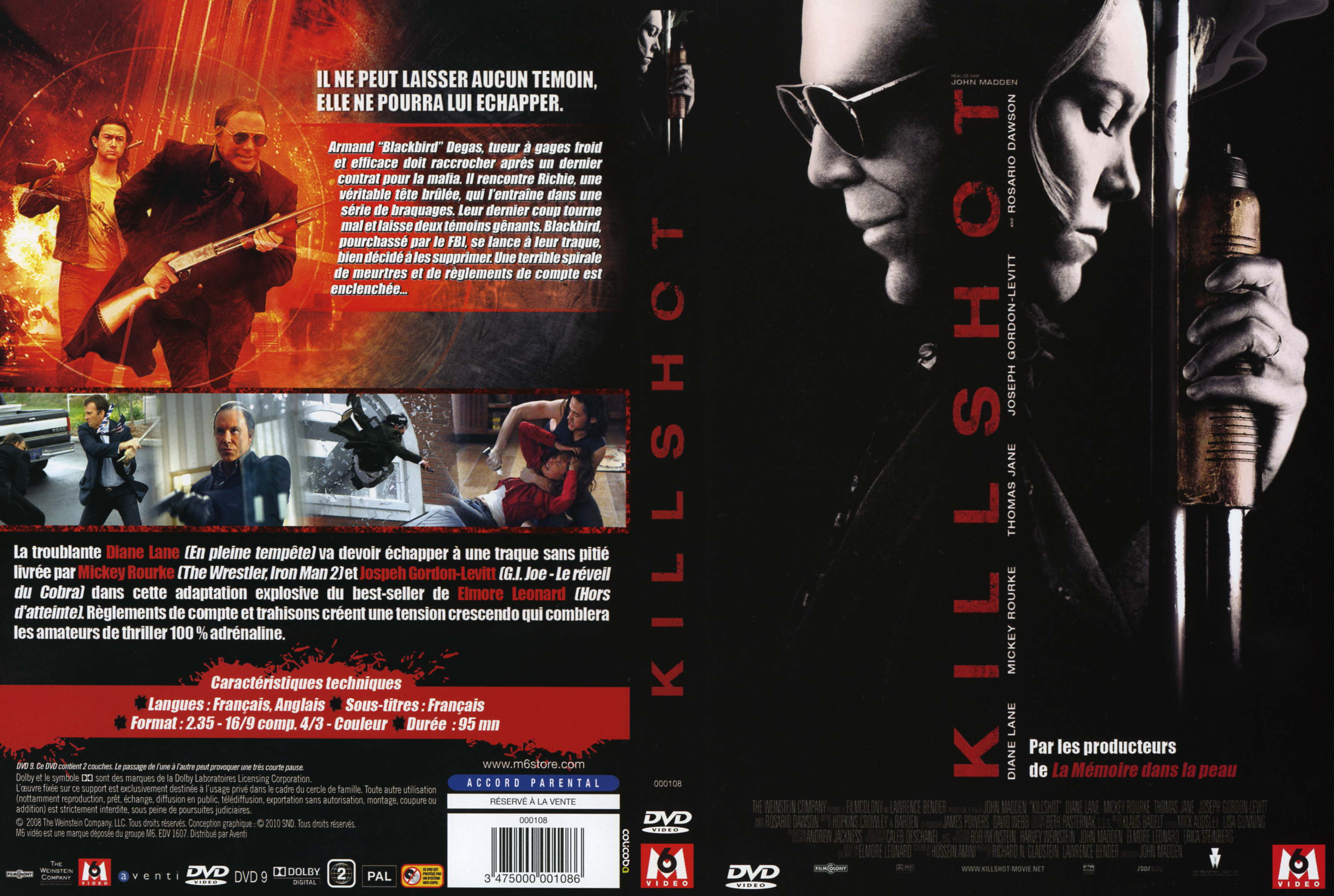 Jaquette DVD Killshot