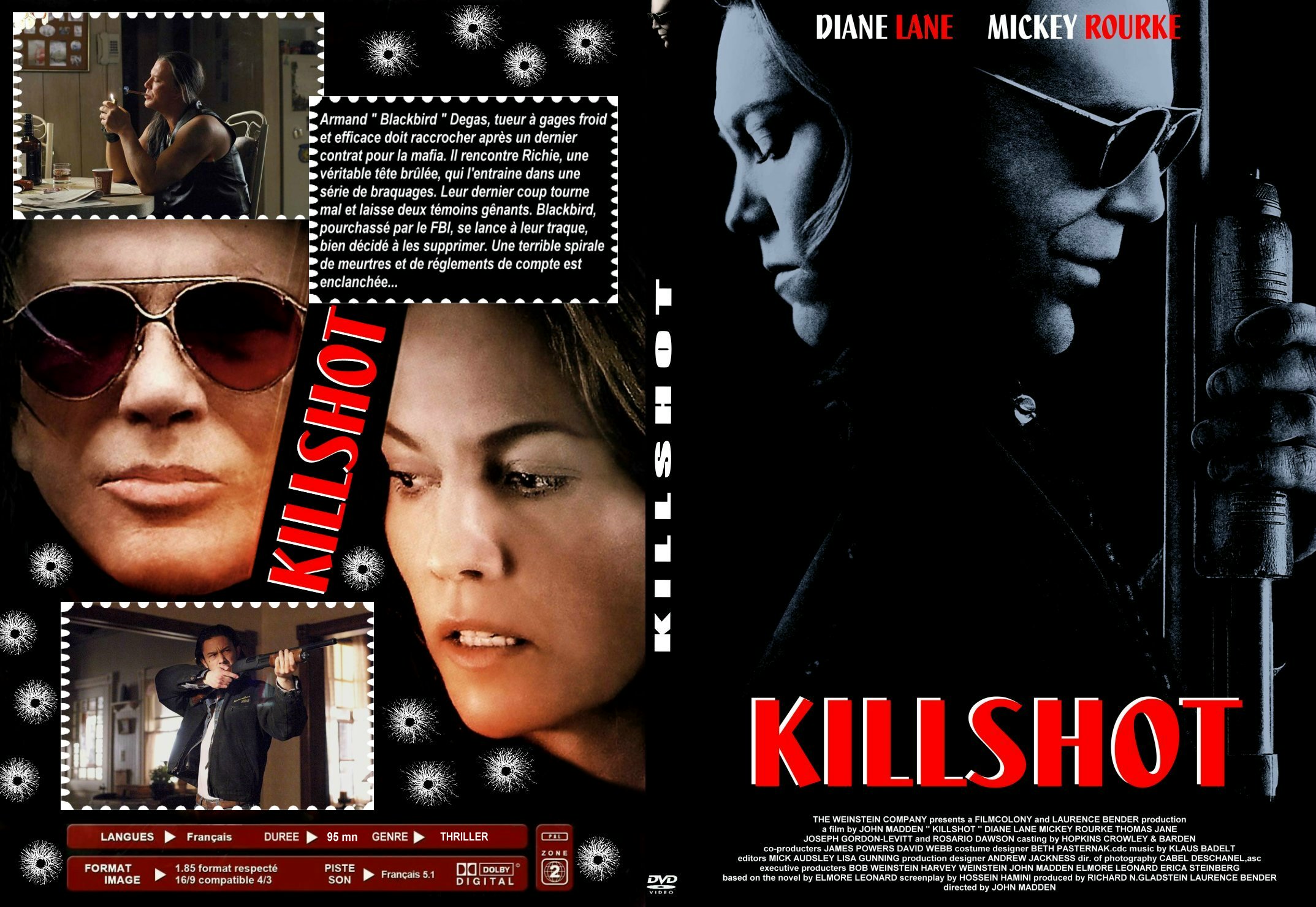 Jaquette DVD Killshot custom - SLIM