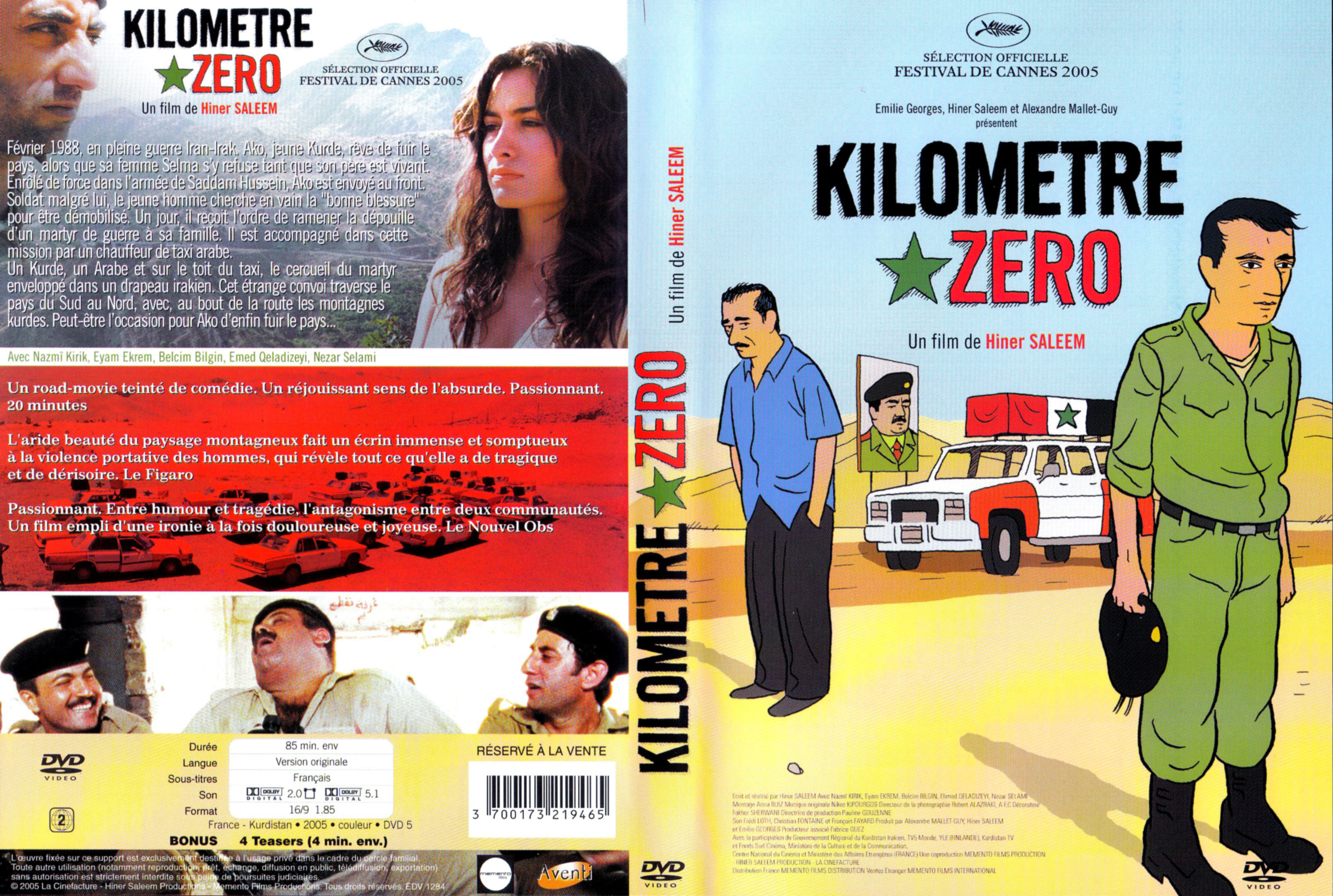 Jaquette DVD Kilomtre zro