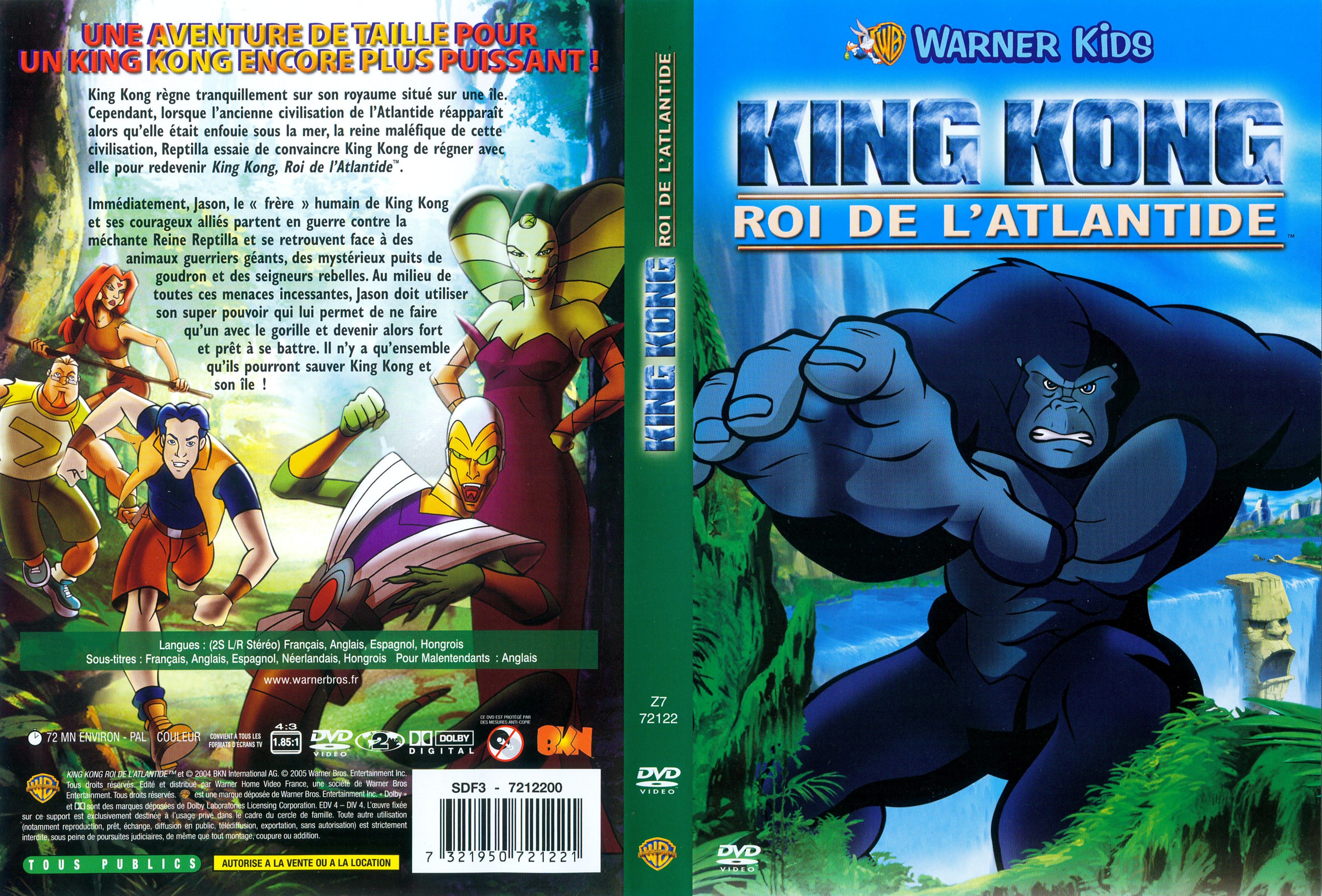 Jaquette DVD King Kong Roi de l