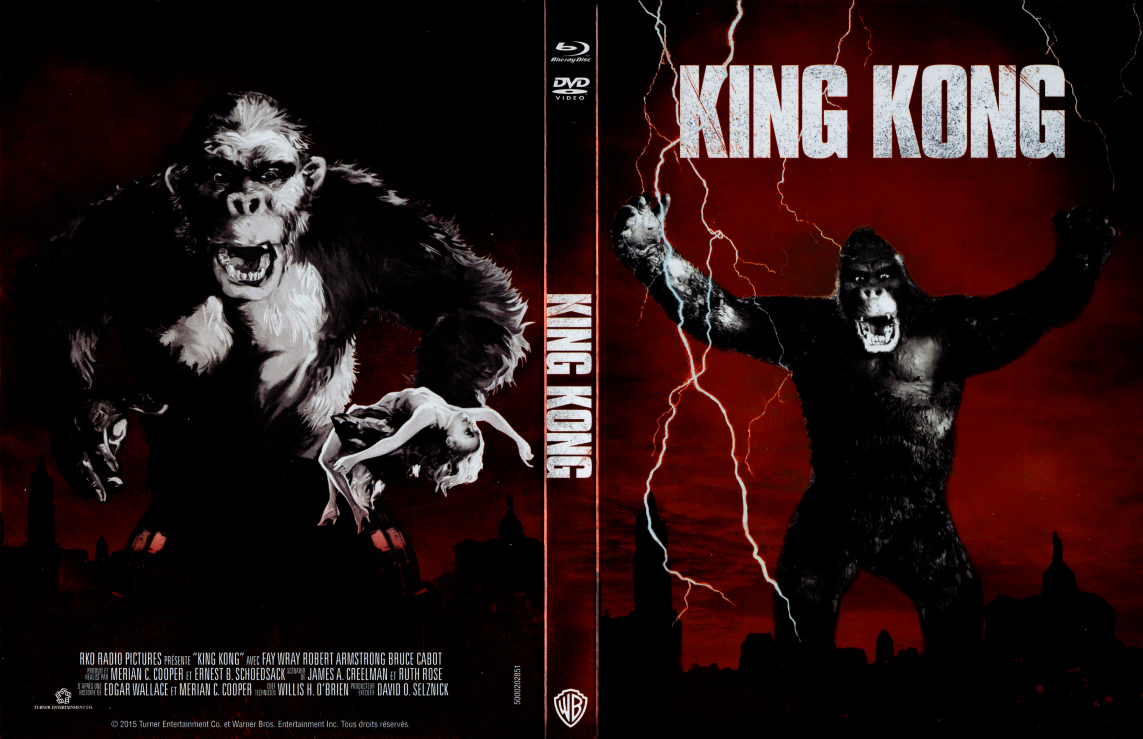 Jaquette DVD King Kong (1933) (BLU-RAY) v2