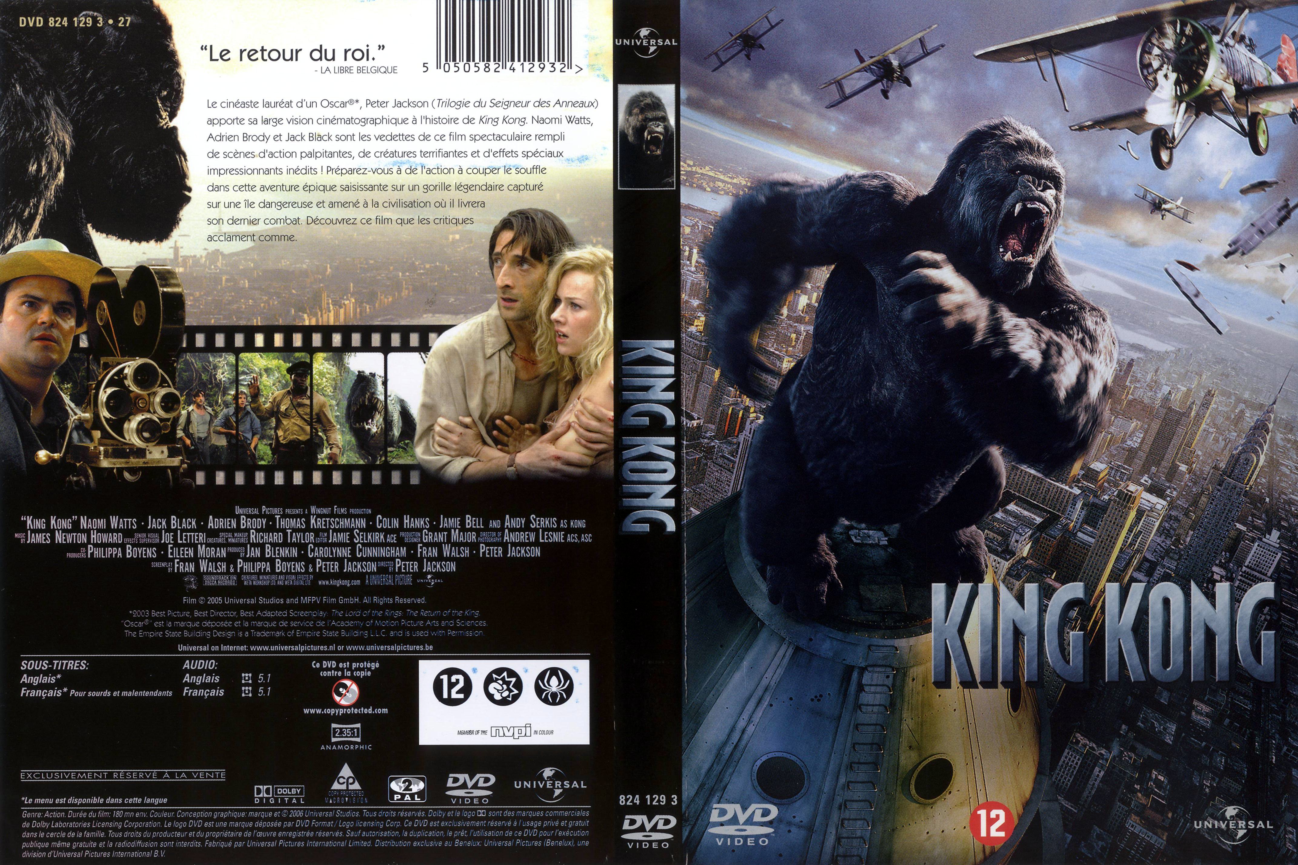 Jaquette DVD King Kong (2005) v5