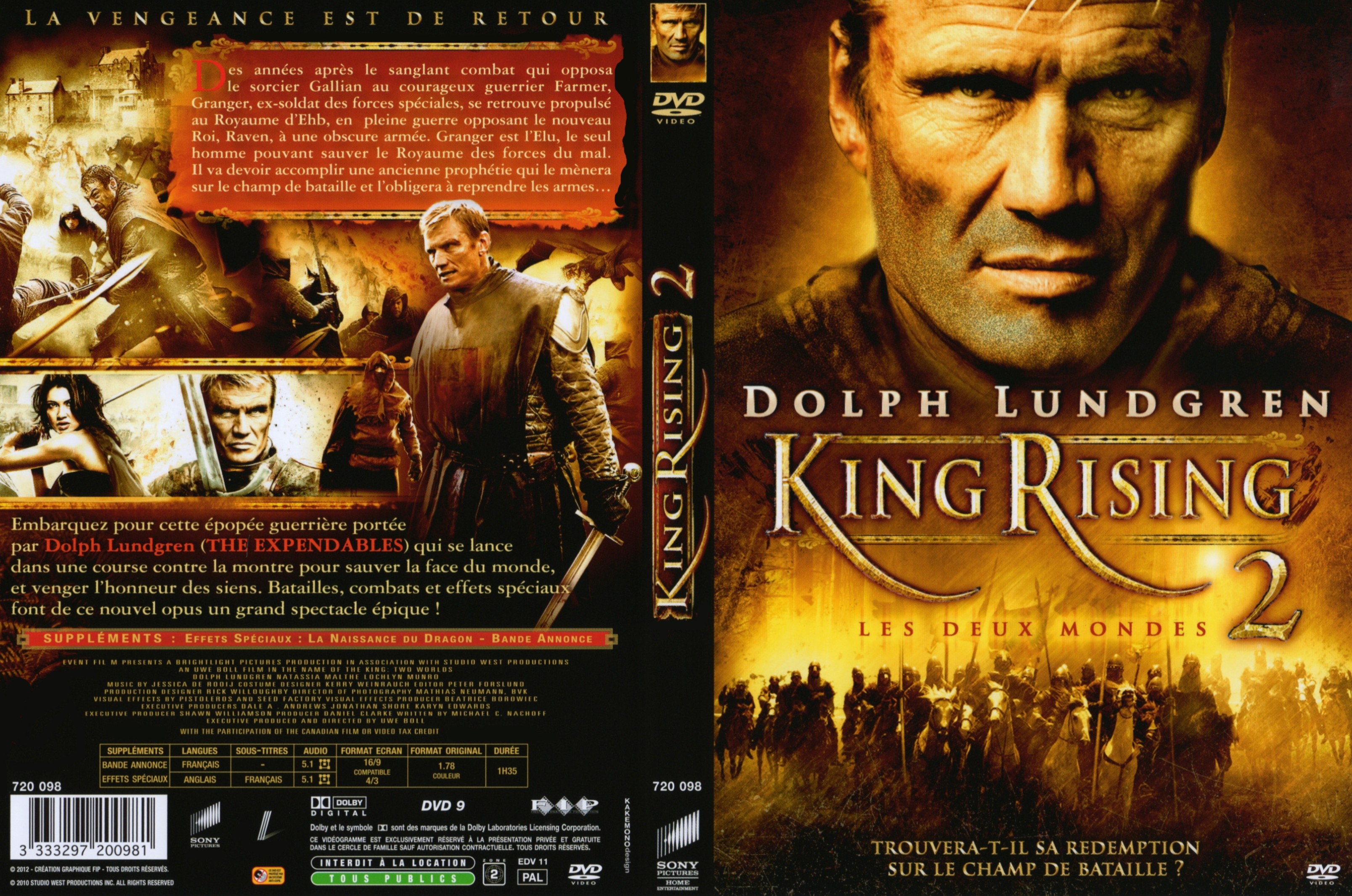 Jaquette DVD King Rising 2