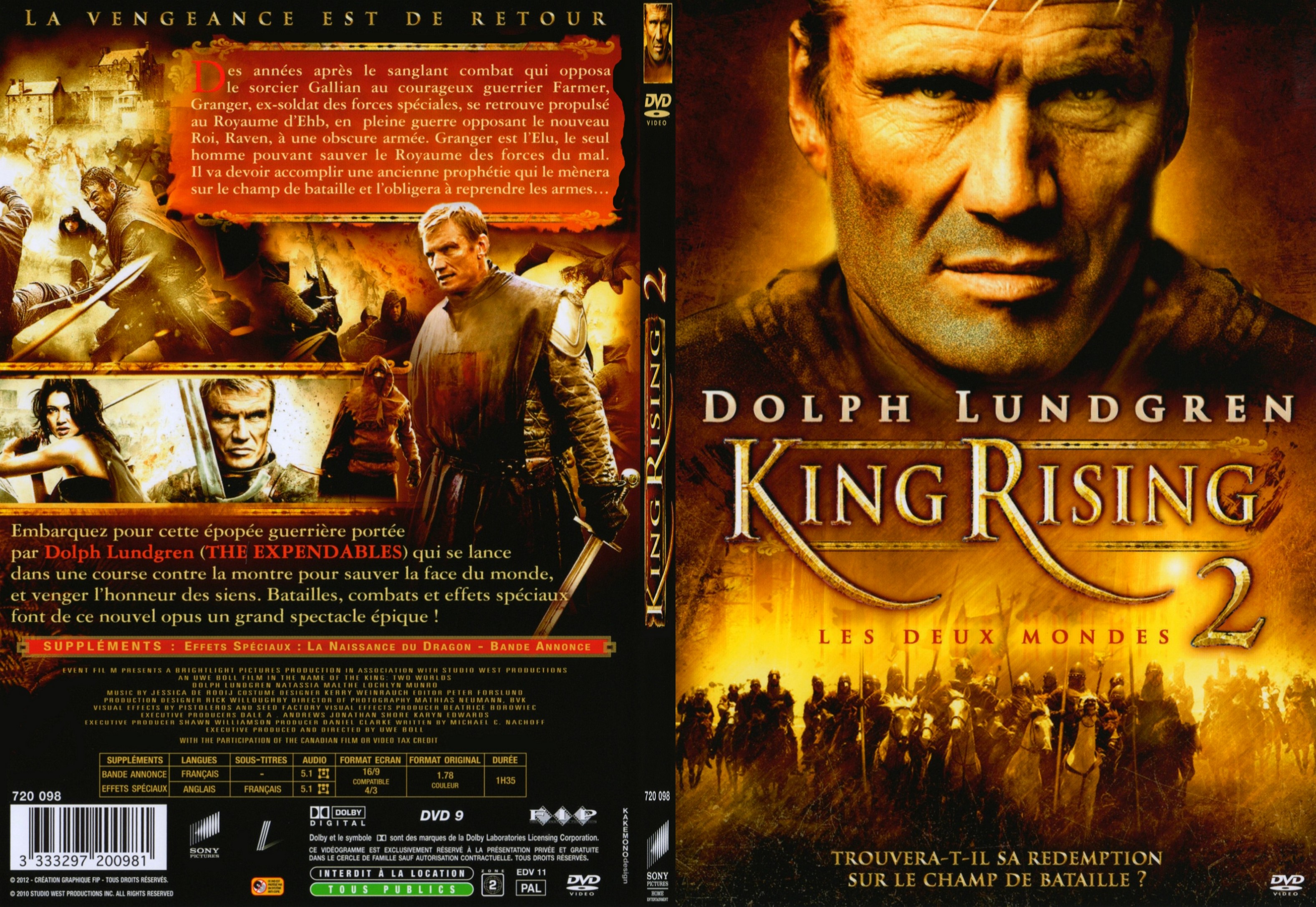 Jaquette DVD King Rising 2 - SLIM