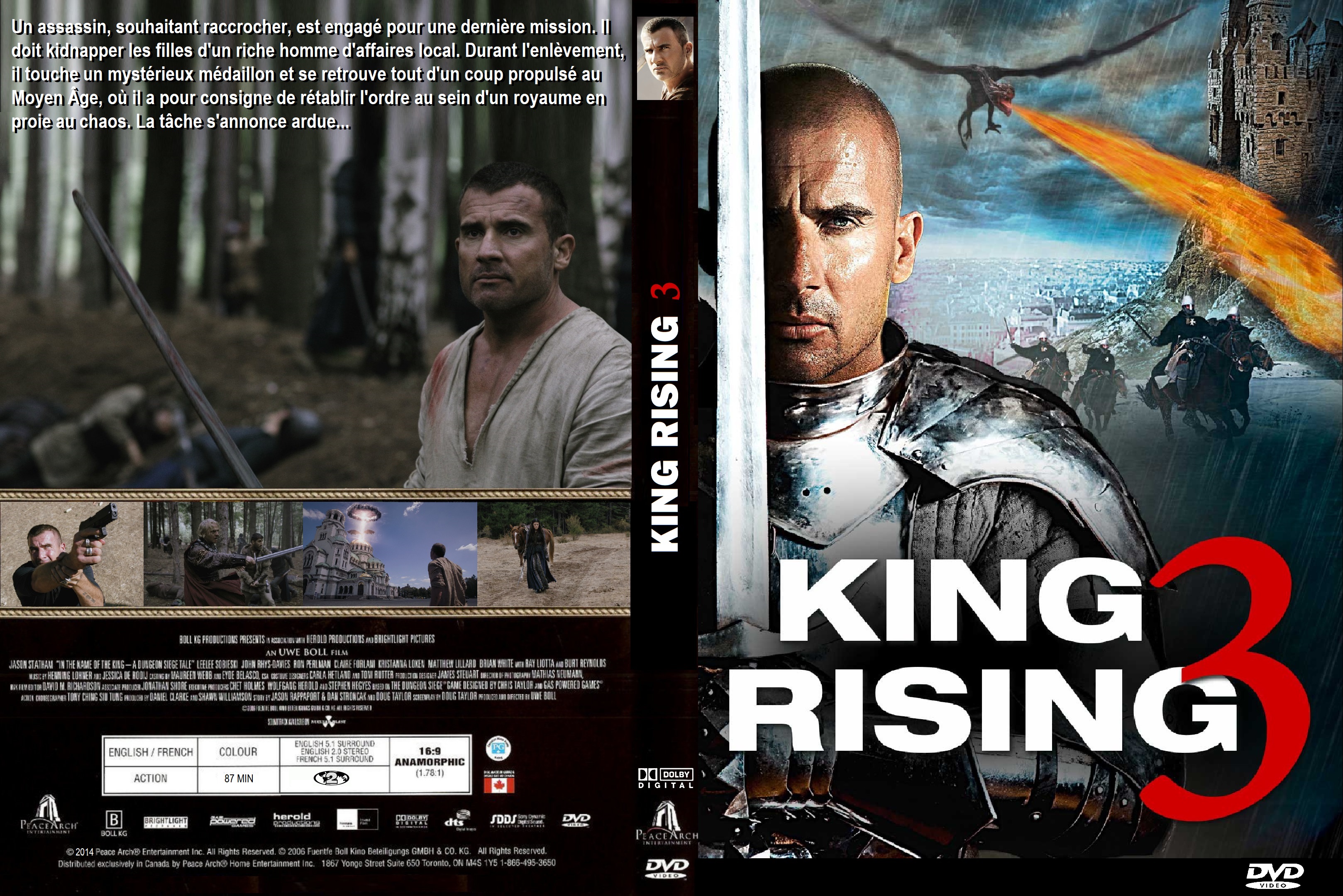 Jaquette DVD King Rising 3 custom