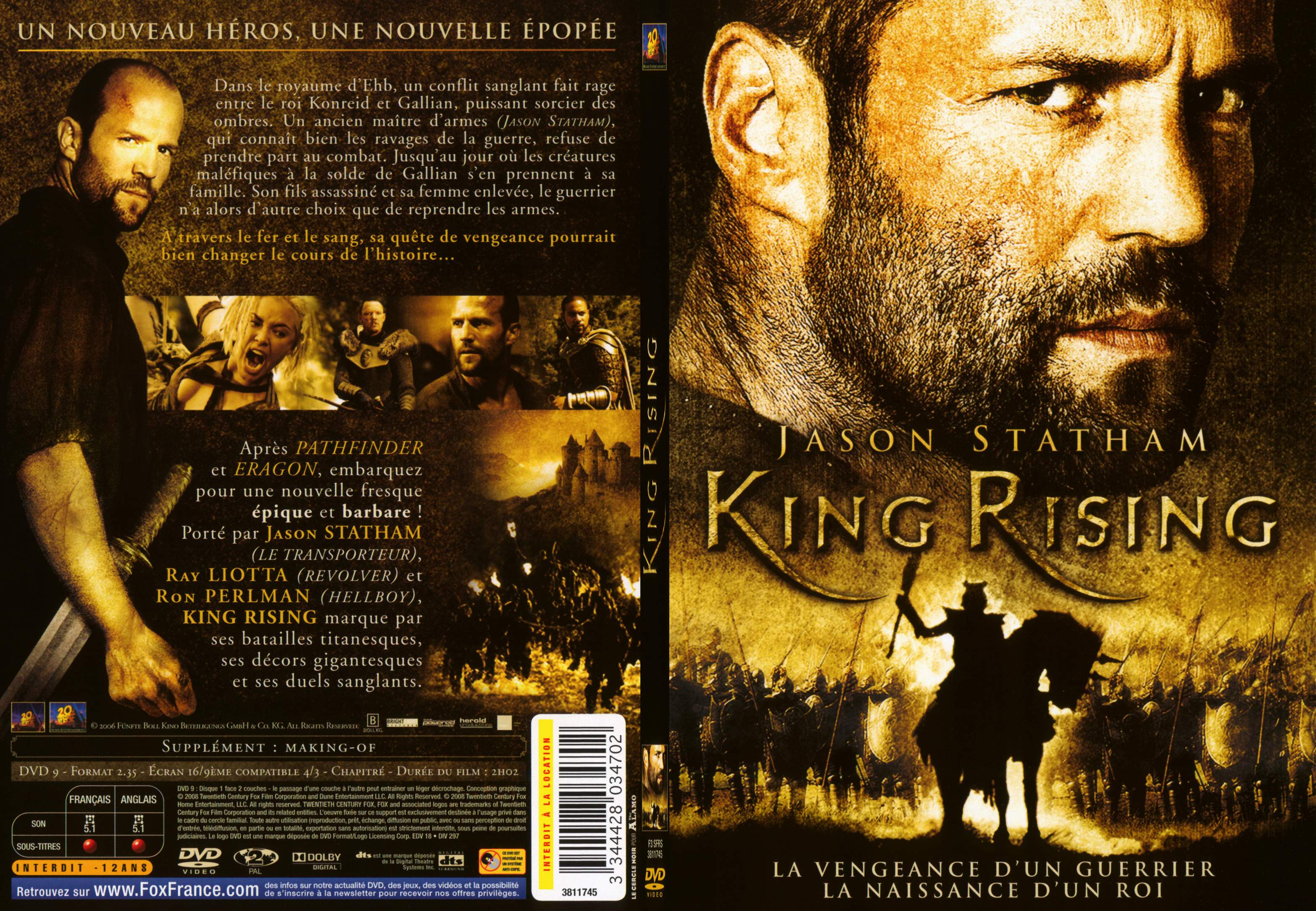 Jaquette DVD King Rising - SLIM