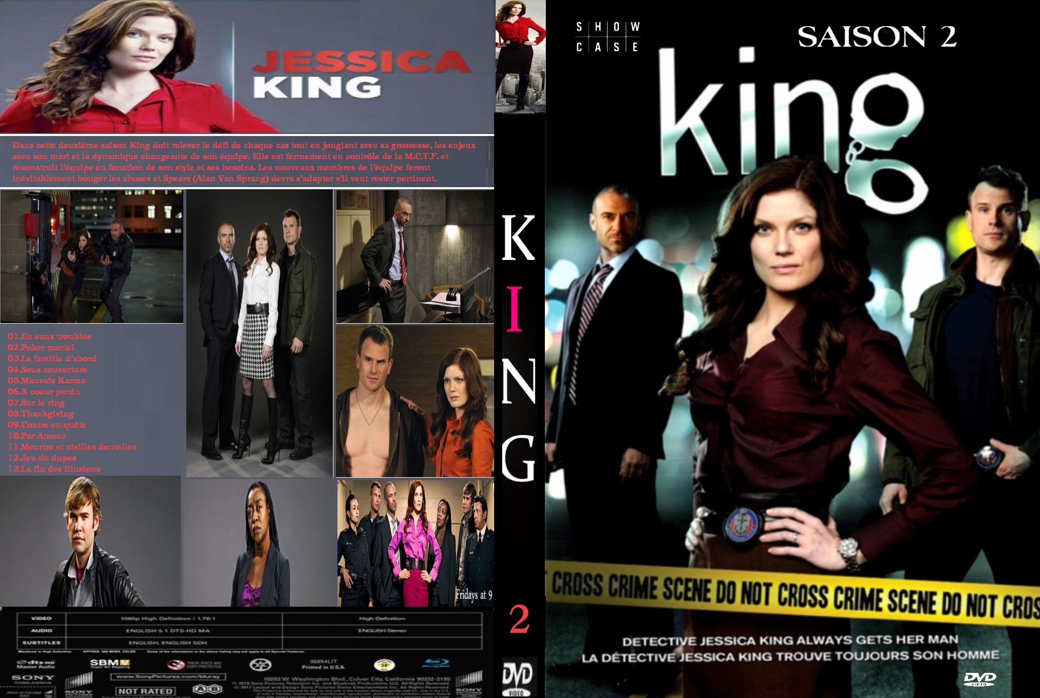 Jaquette DVD King Saison 2 custom