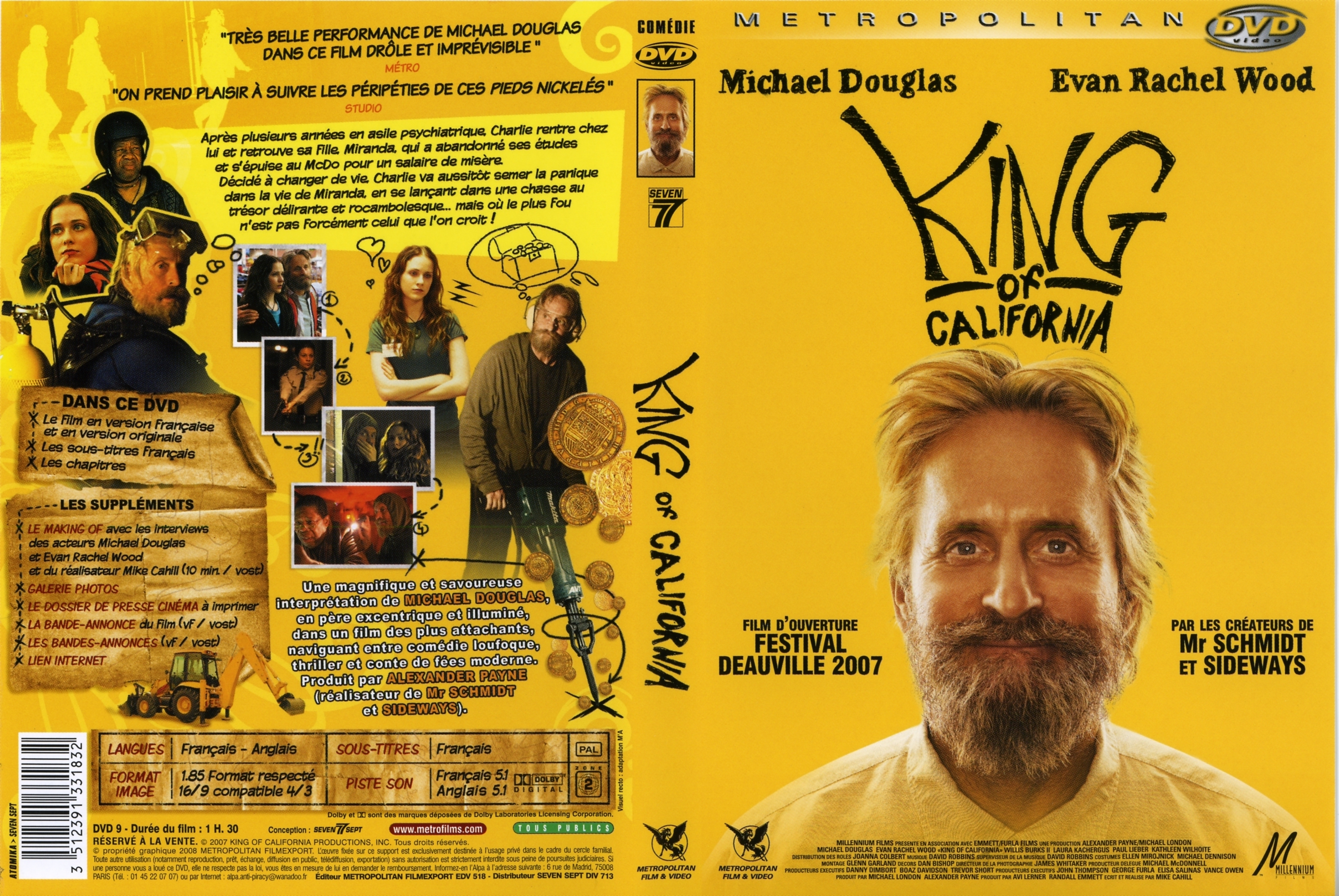 Jaquette DVD King of california