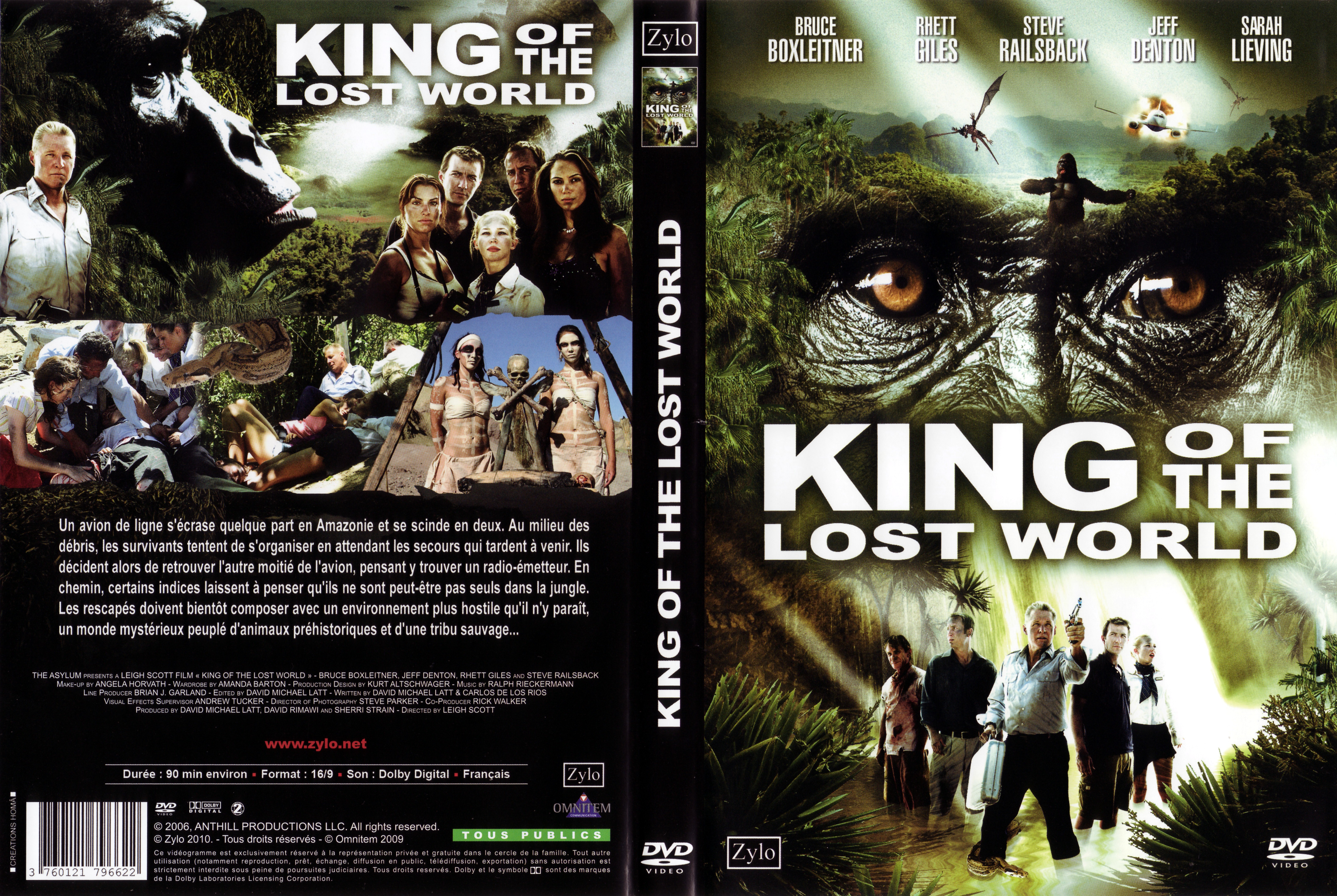 Jaquette DVD King of the lost world