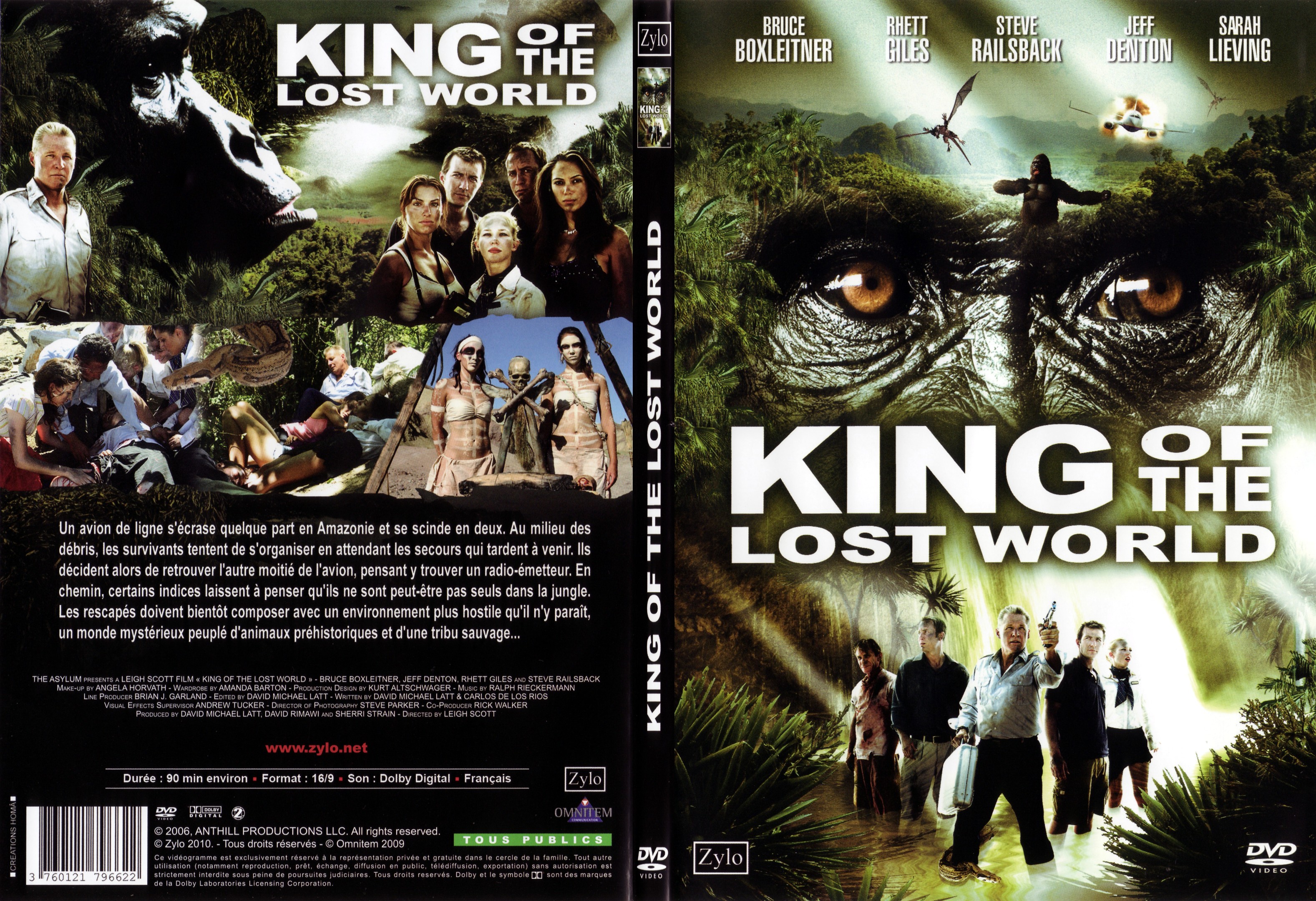Jaquette DVD King of the lost world - SLIM