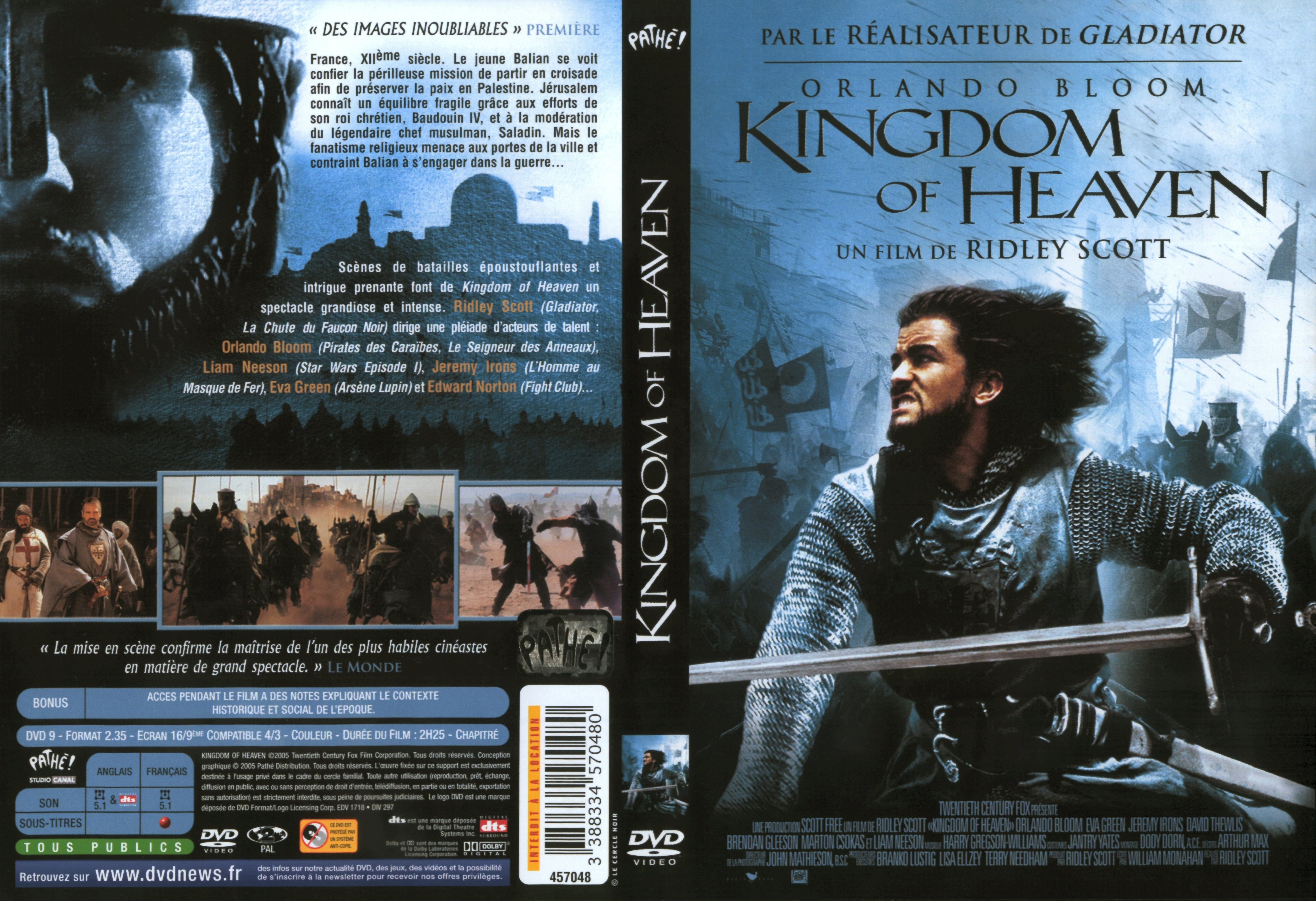 Jaquette DVD Kingdom of Heaven