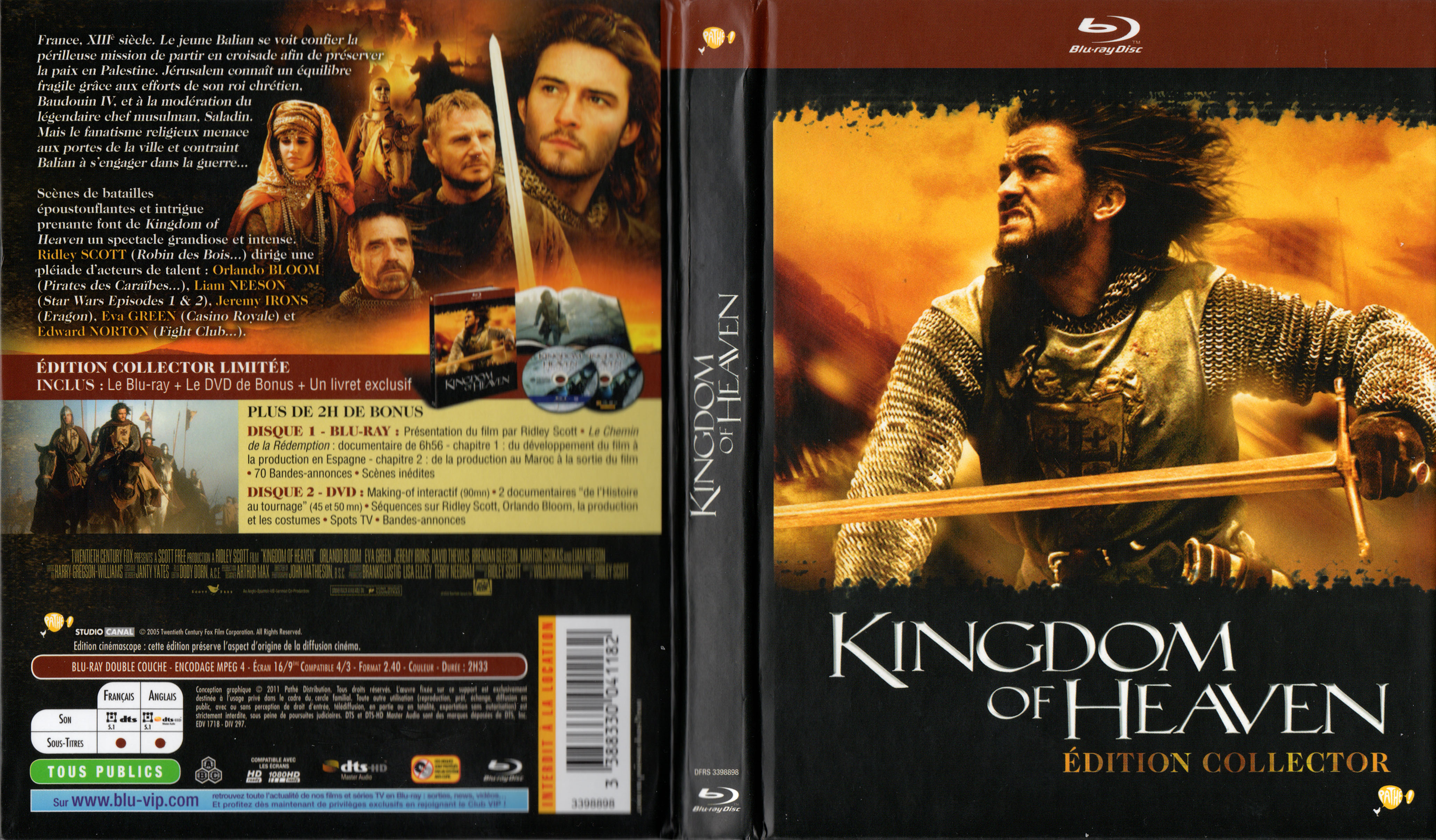 Jaquette DVD Kingdom of Heaven (BLU-RAY) v3