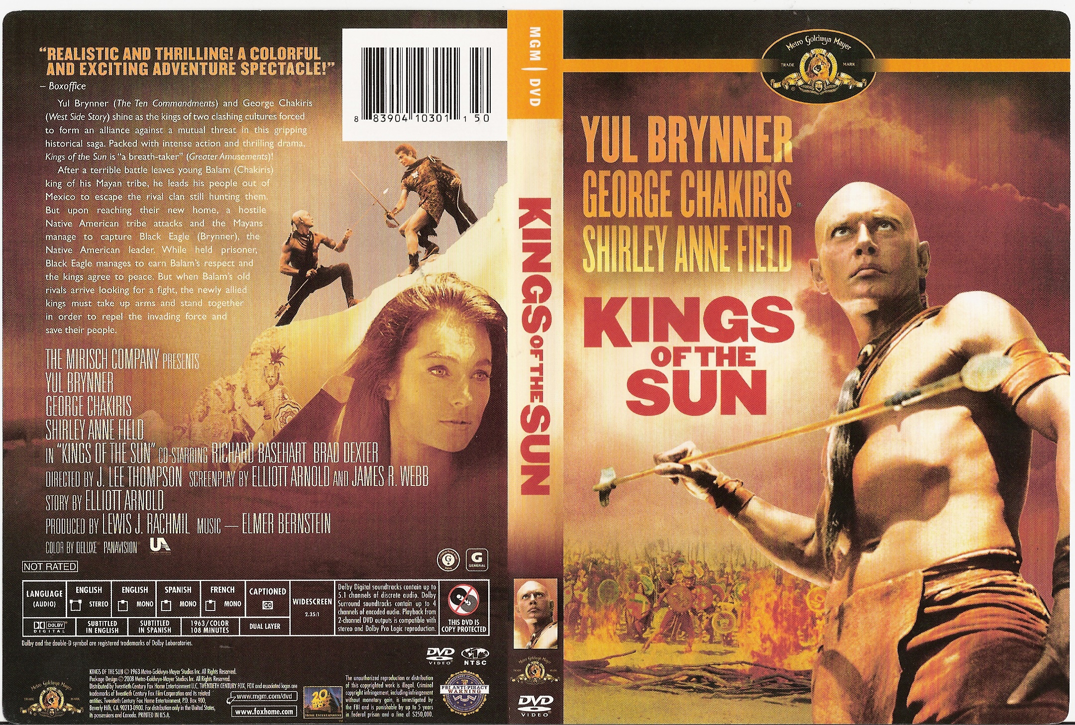 Jaquette DVD Kings of the sun Zone 1