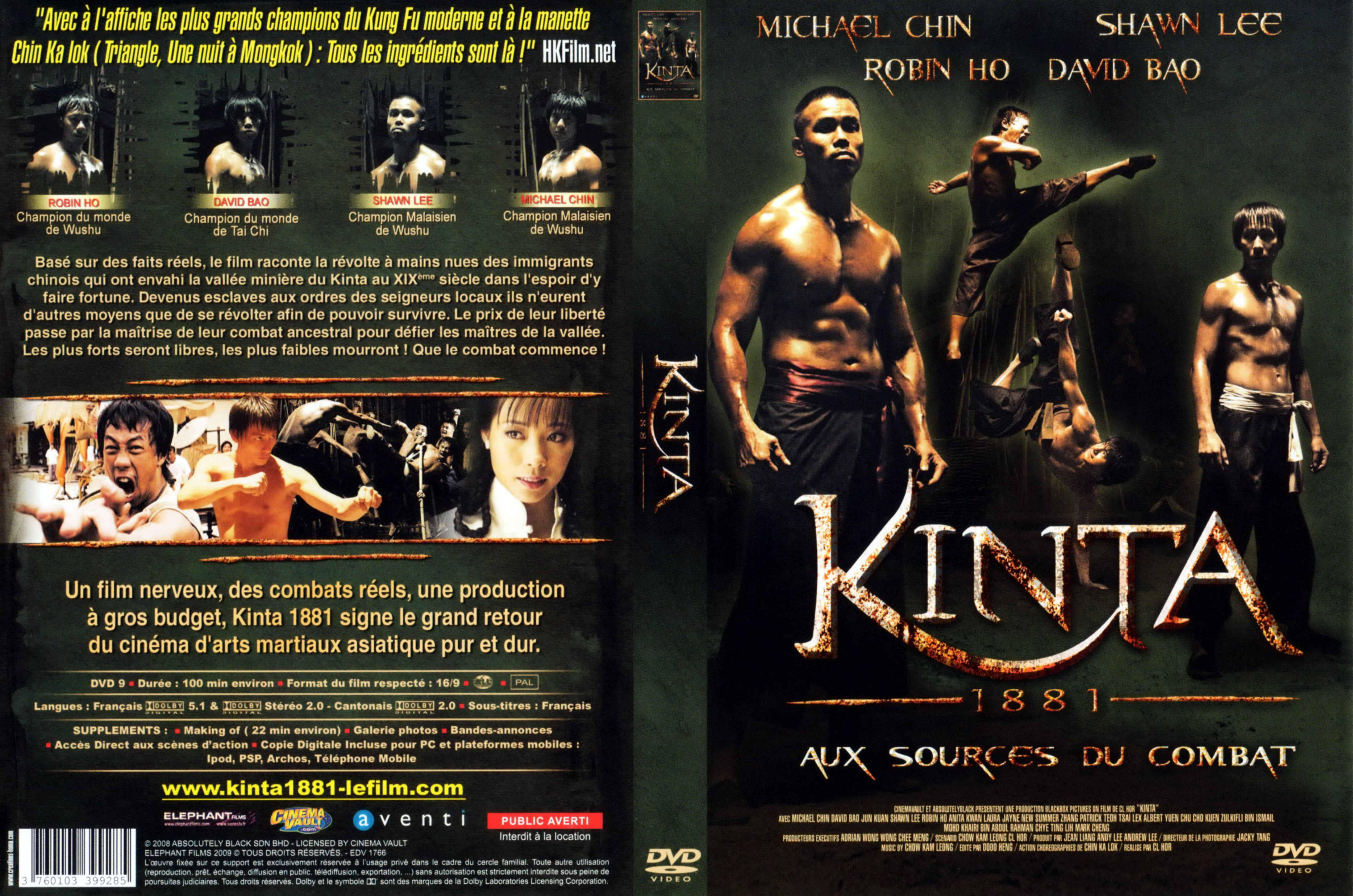 Jaquette DVD Kinta 1881 aux sources du combat