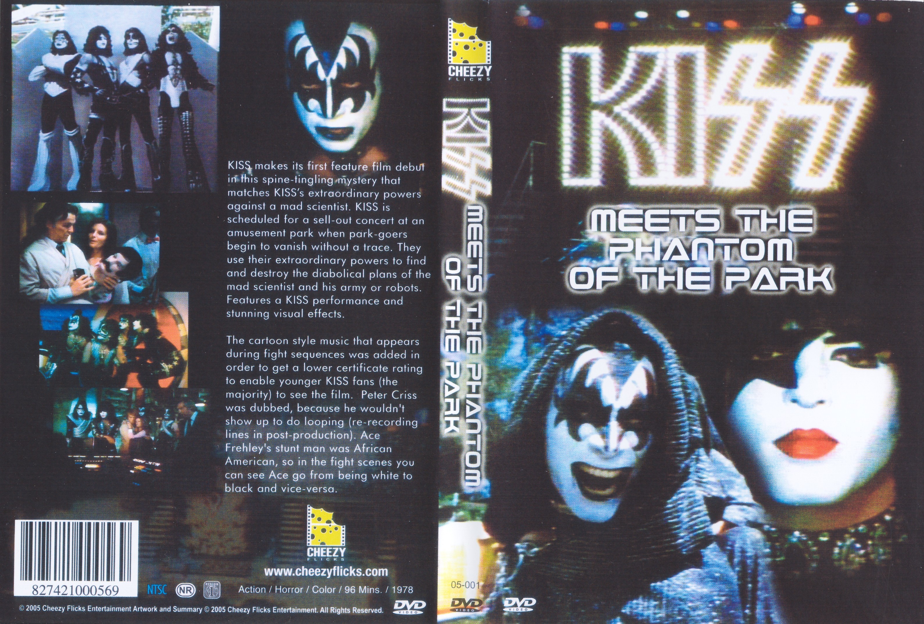 Jaquette DVD Kiss - Meets the Phantom of the Park