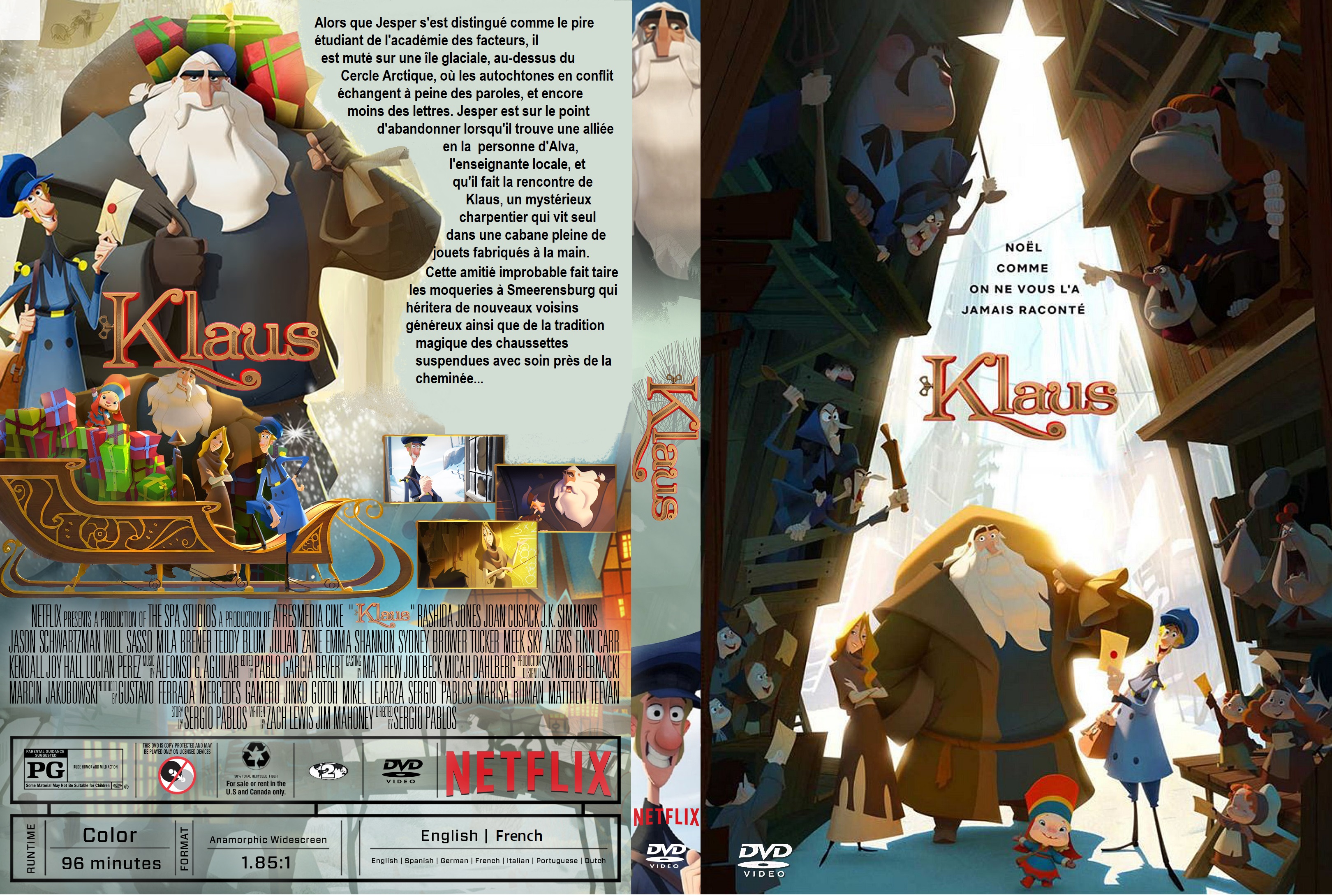 Jaquette DVD Klaus custom