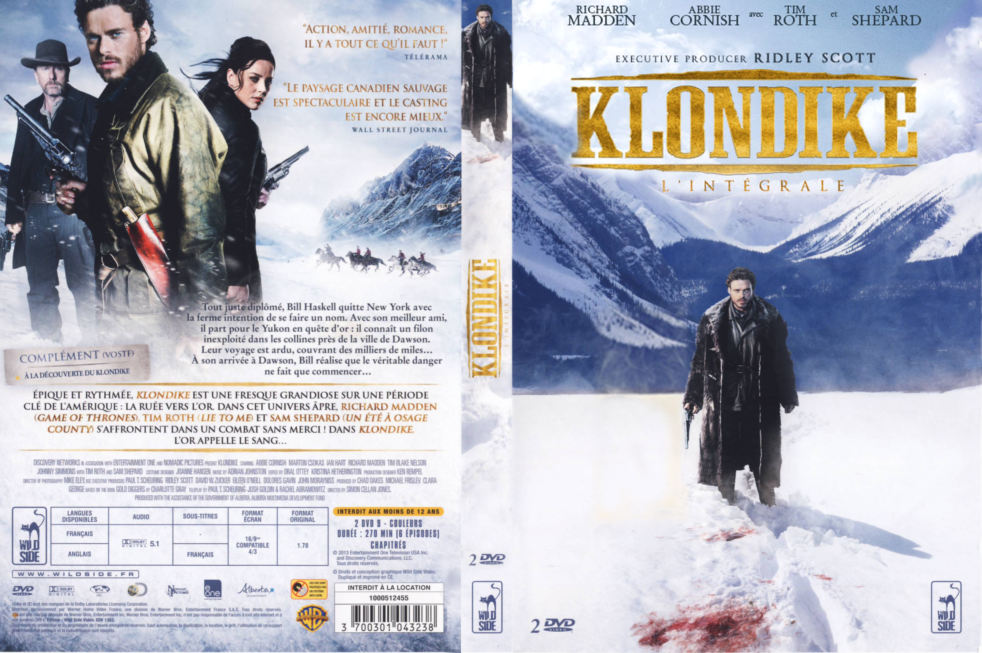 Jaquette DVD Klondike Intgrale