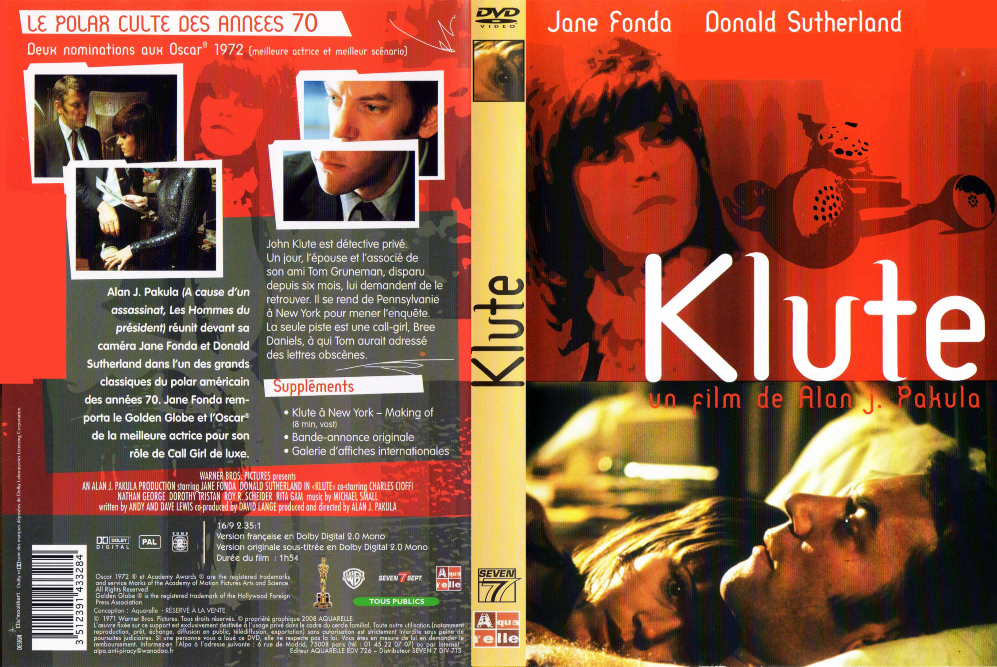 Jaquette DVD Klute
