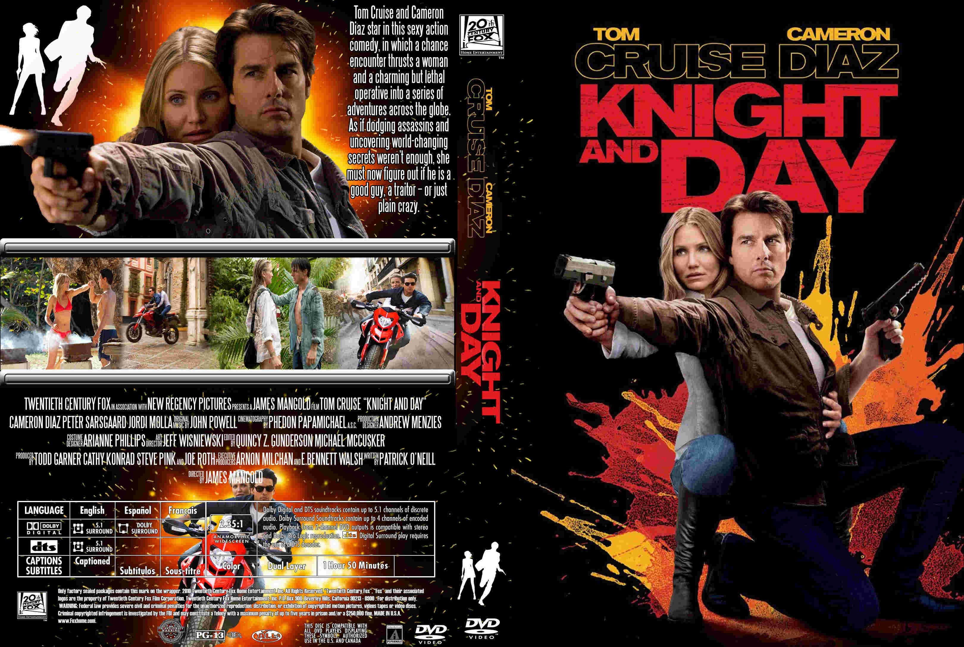 Jaquette DVD Knight and day custom