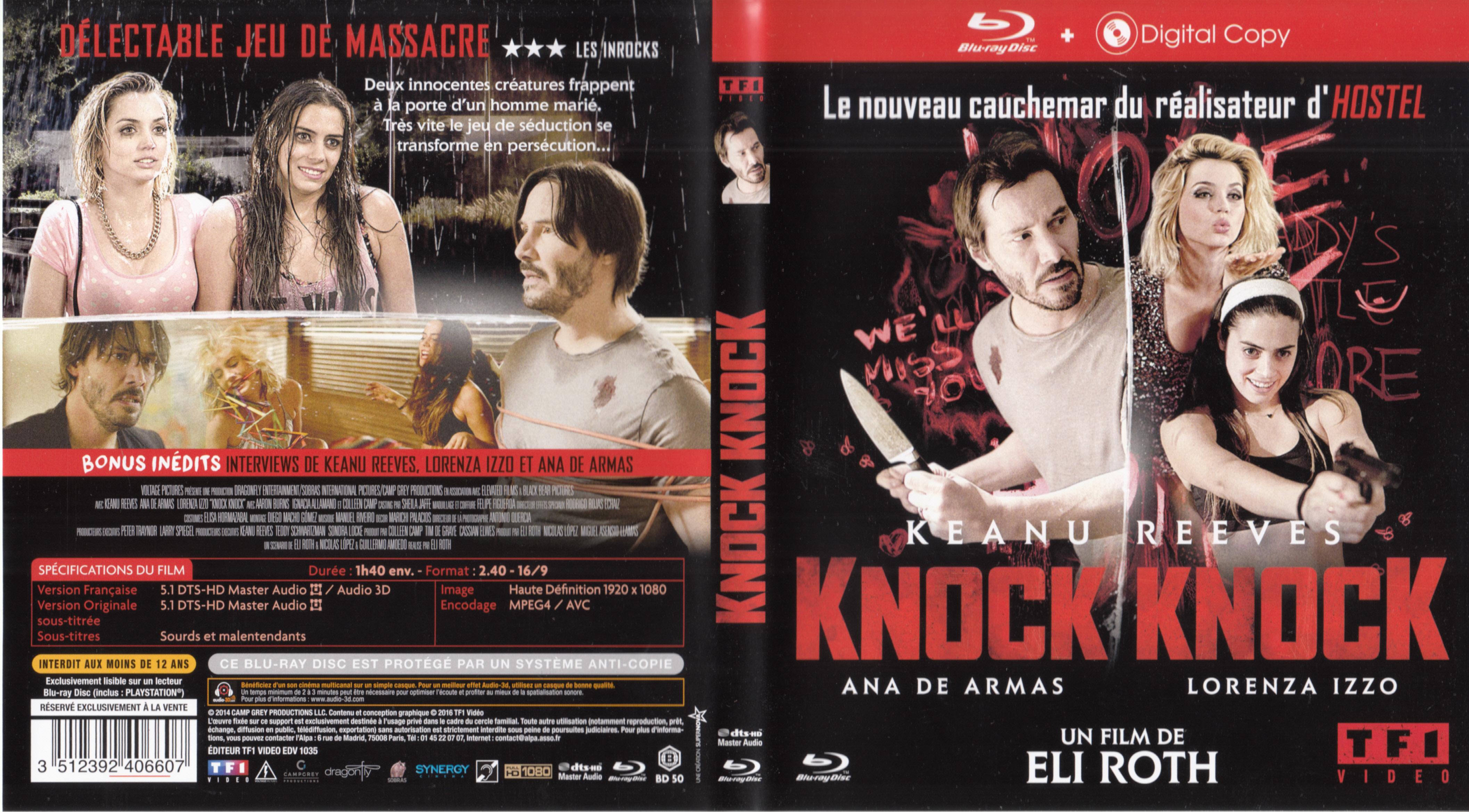 Jaquette DVD Knock Knock (BLU-RAY)