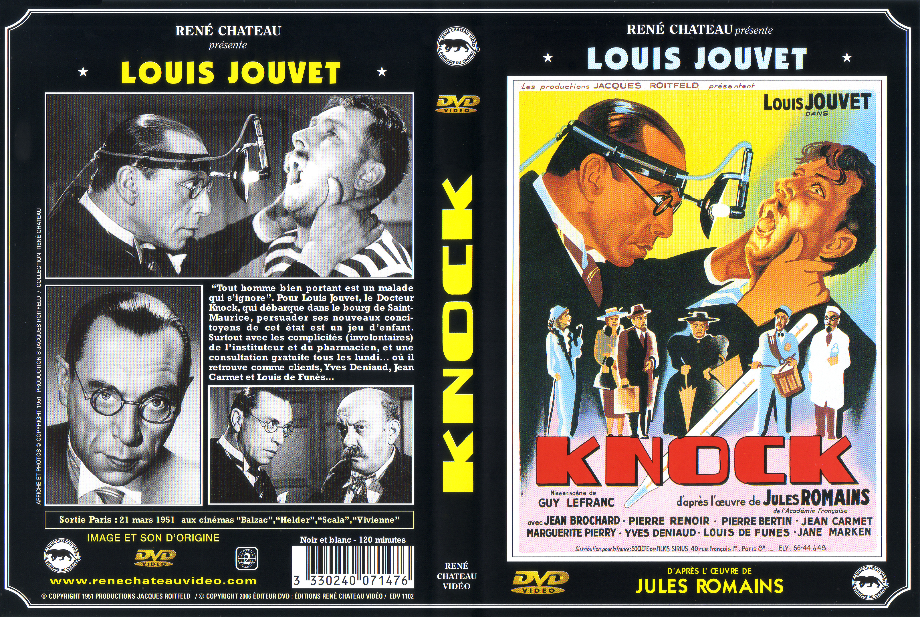Jaquette DVD Knock (1951)