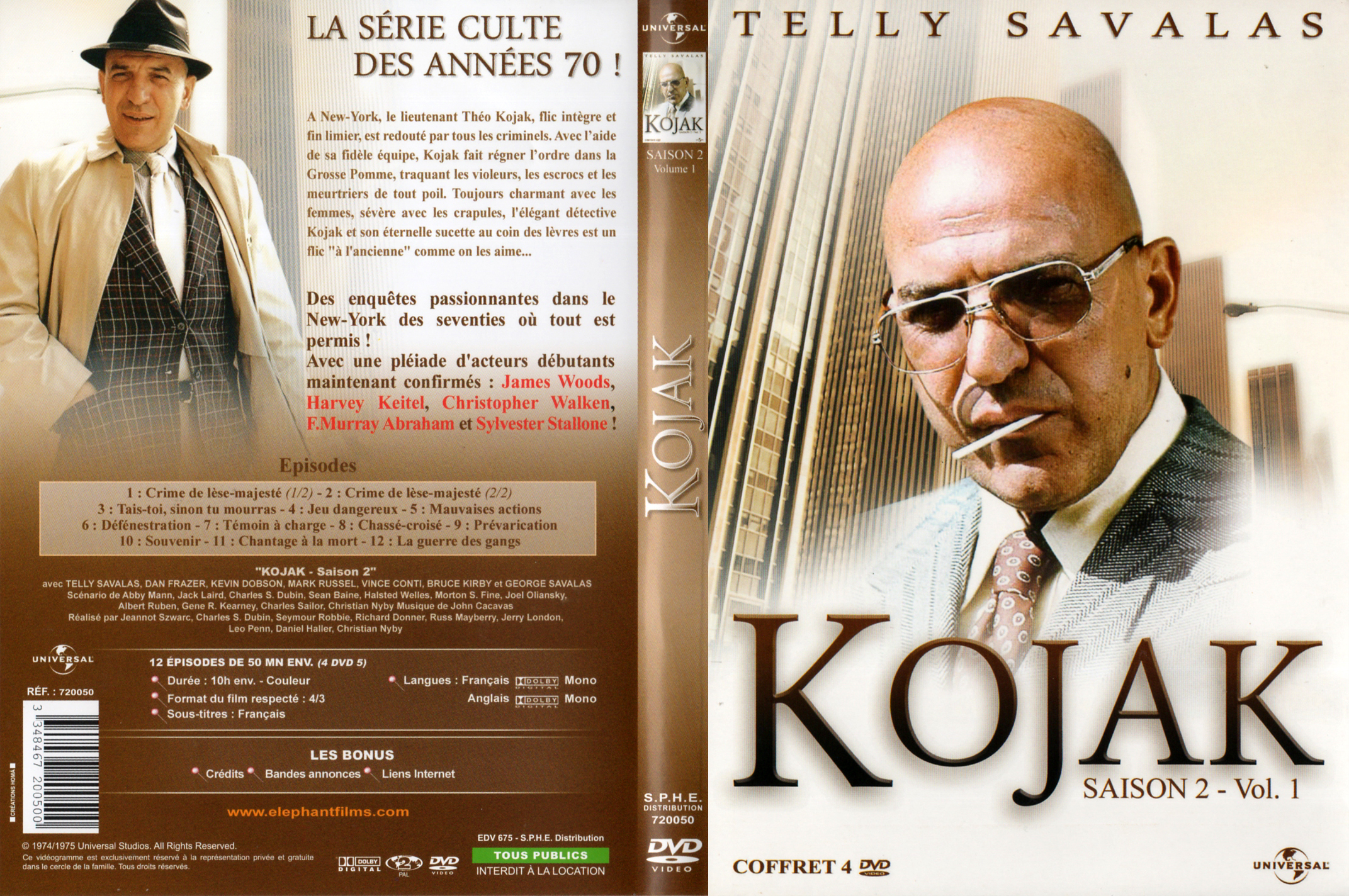 Jaquette DVD Kojak saison 2 vol 01 v2