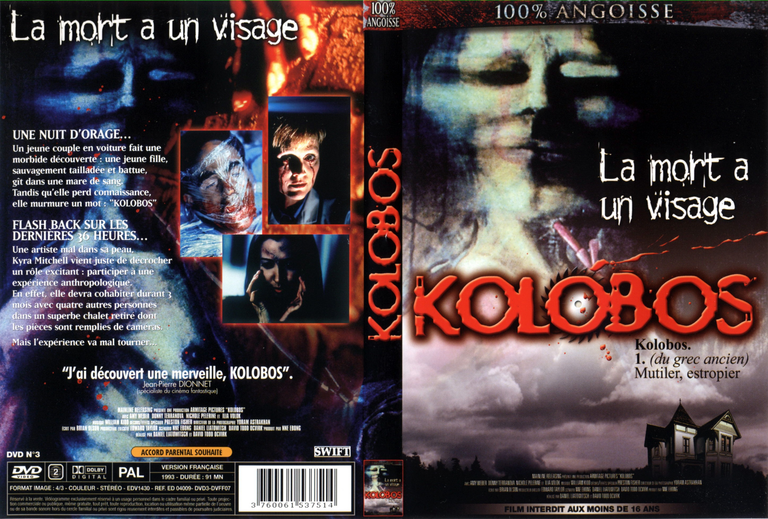 Jaquette DVD Kolobos