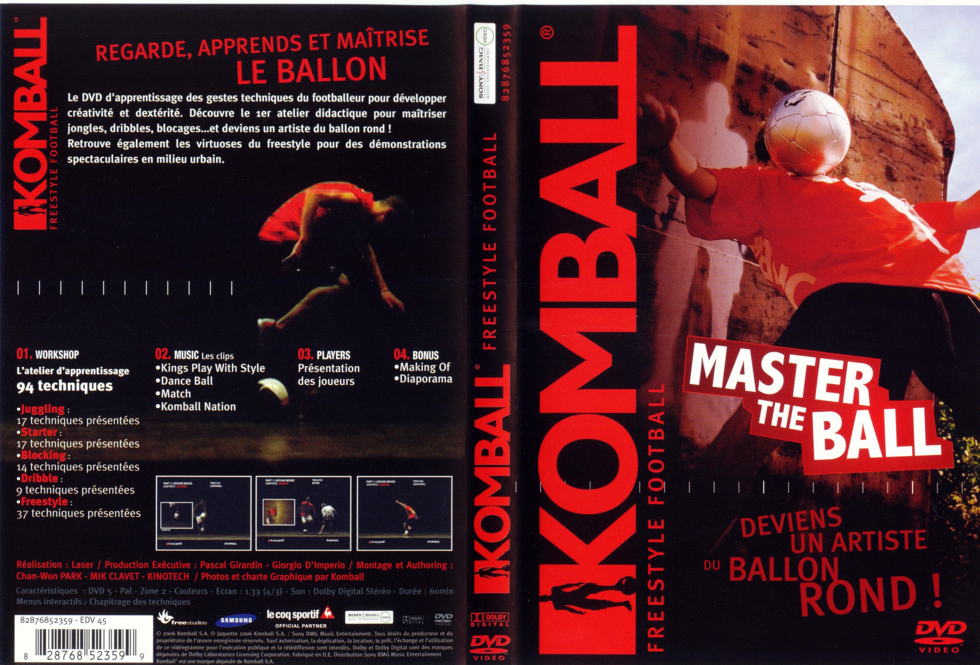 Jaquette DVD Komball Master the ball