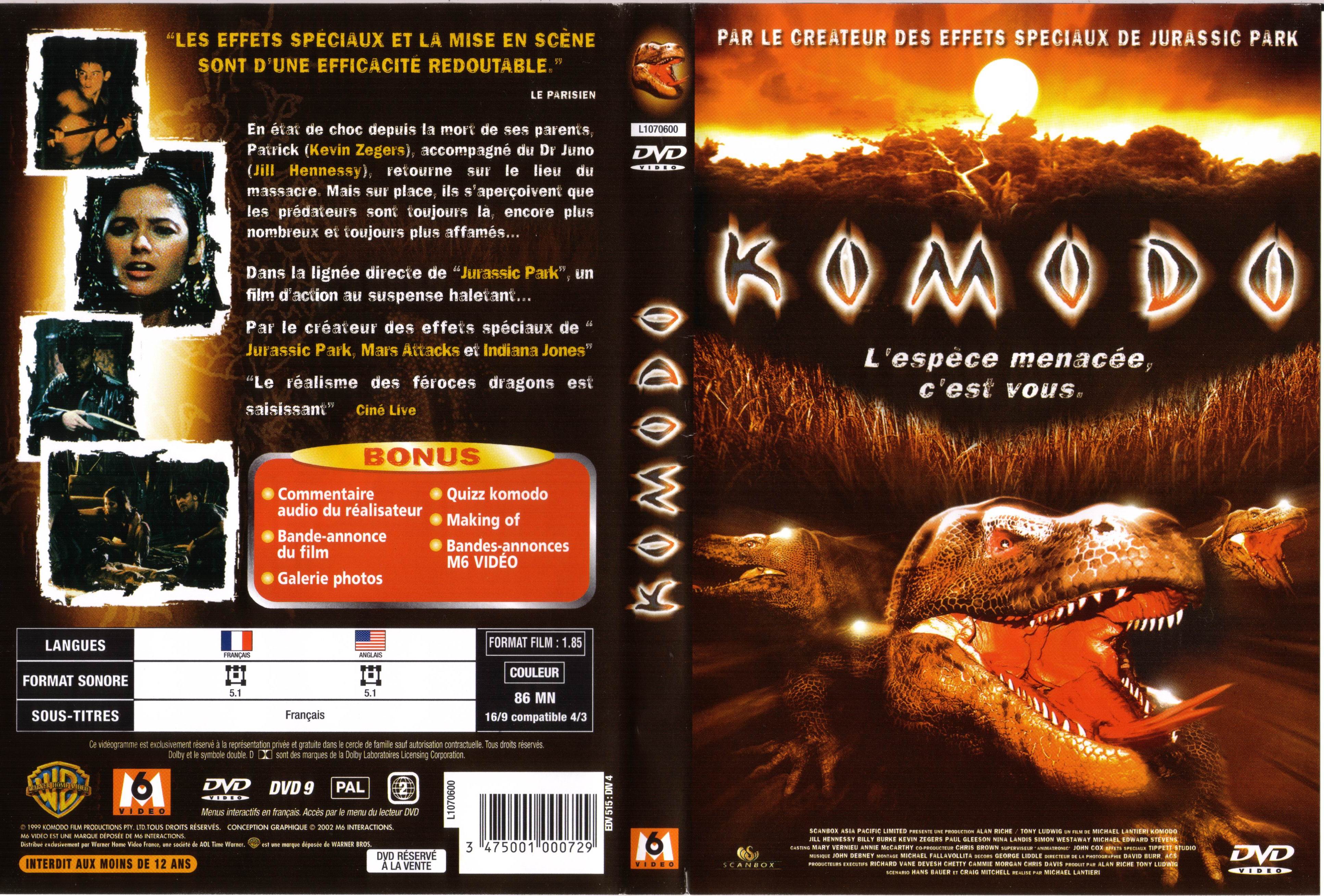 Jaquette DVD Komodo