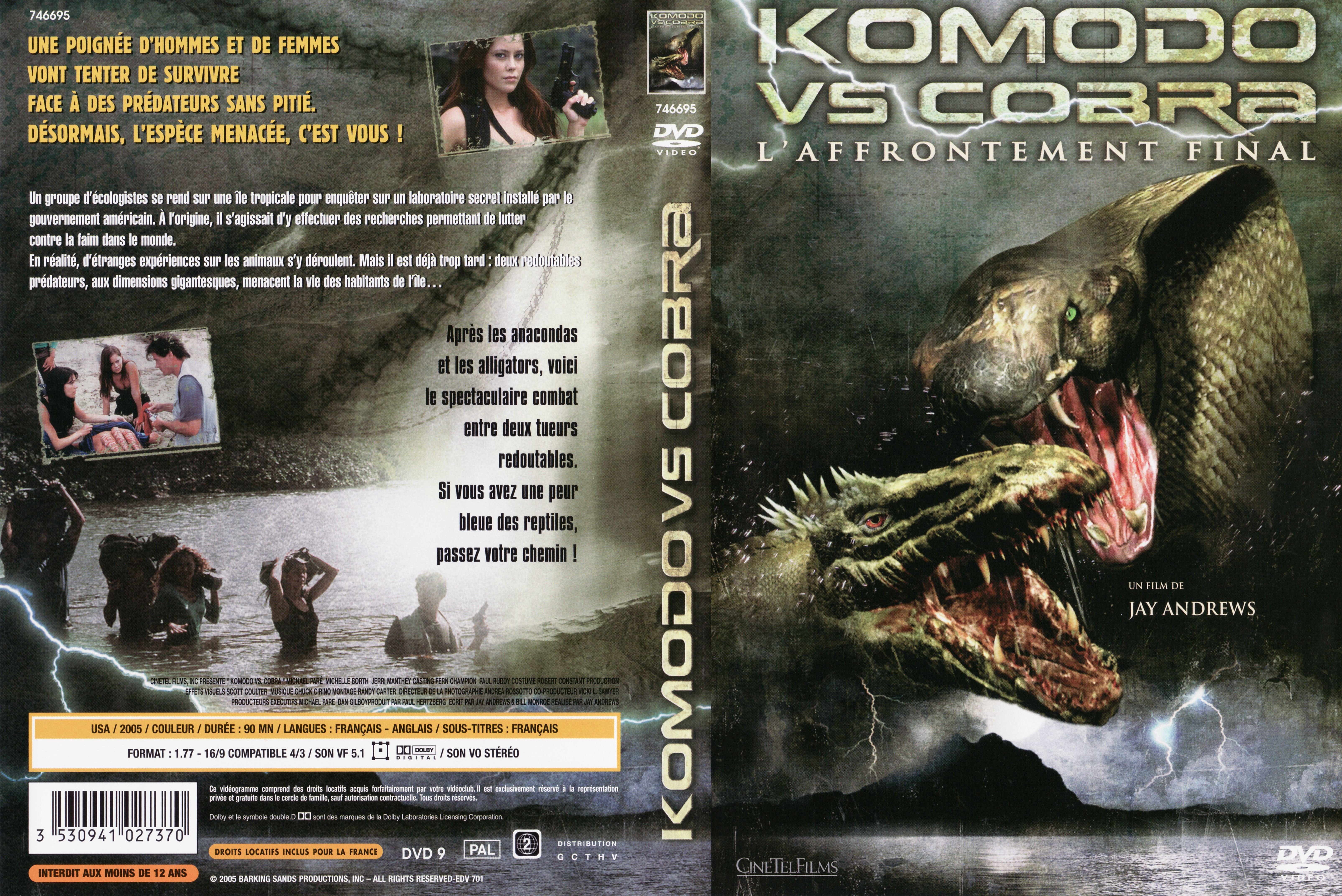 Jaquette DVD Komodo Vs Cobra