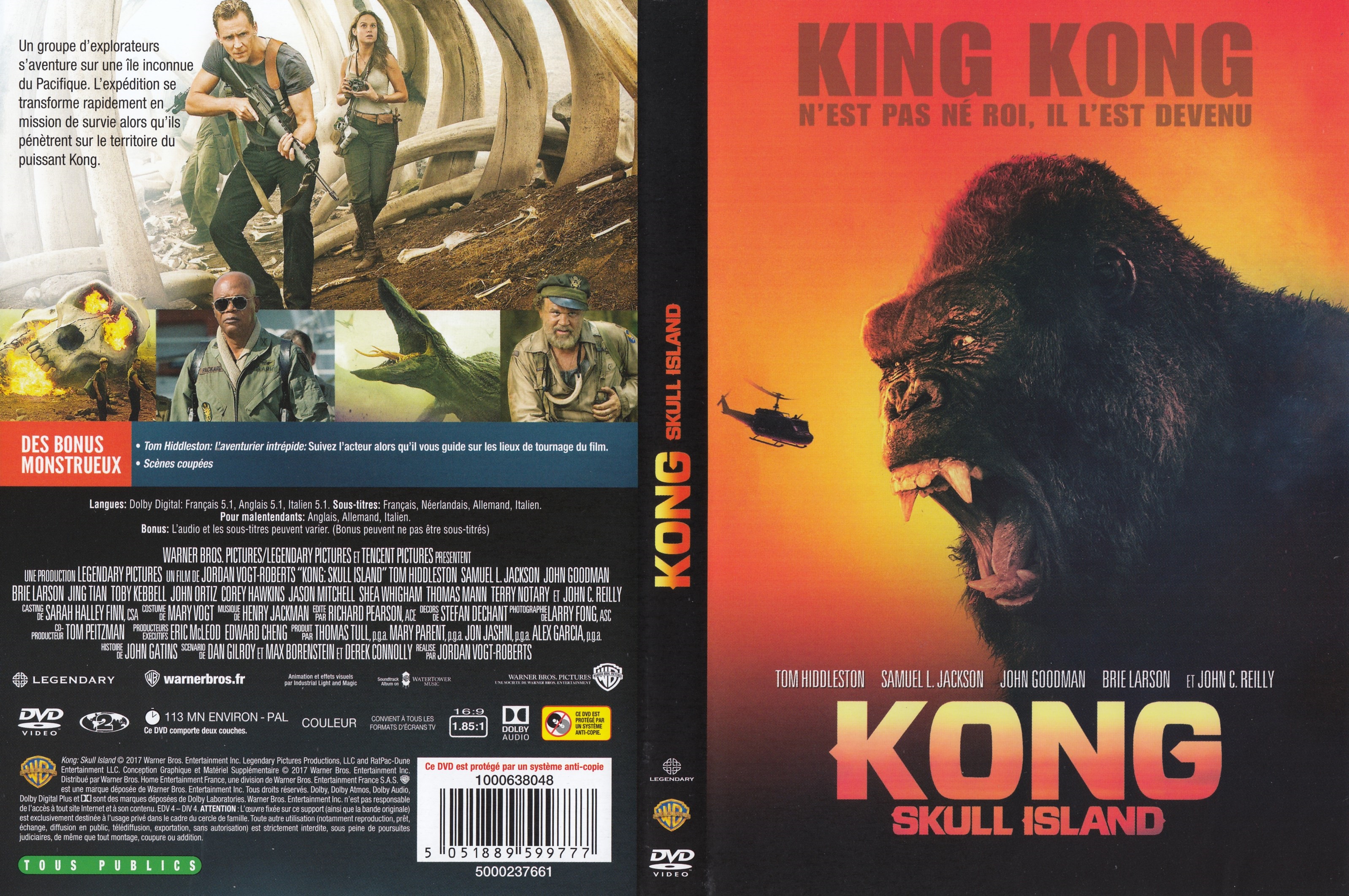 Jaquette DVD Kong: Skull Island