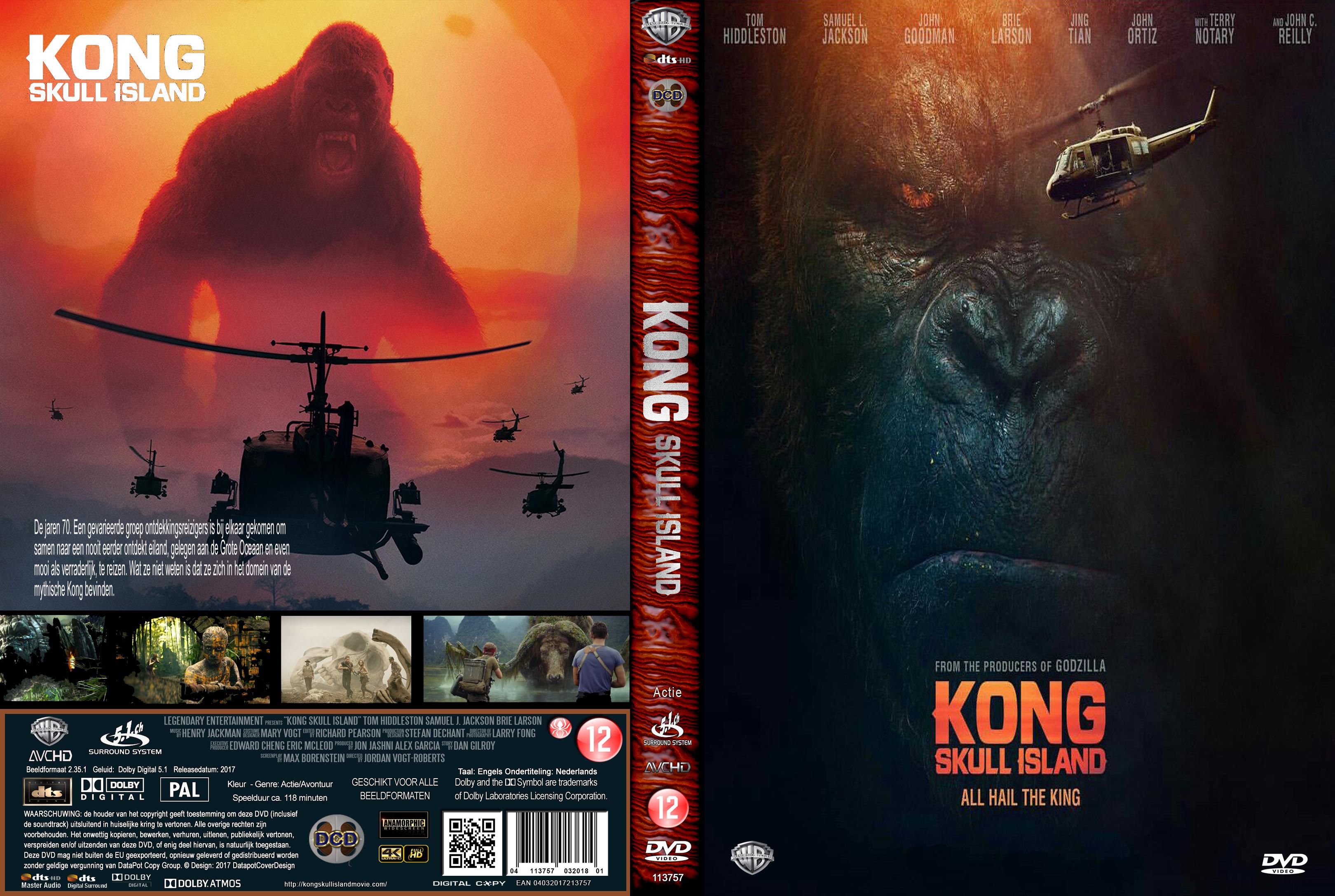 Jaquette DVD Kong: Skull Island custom