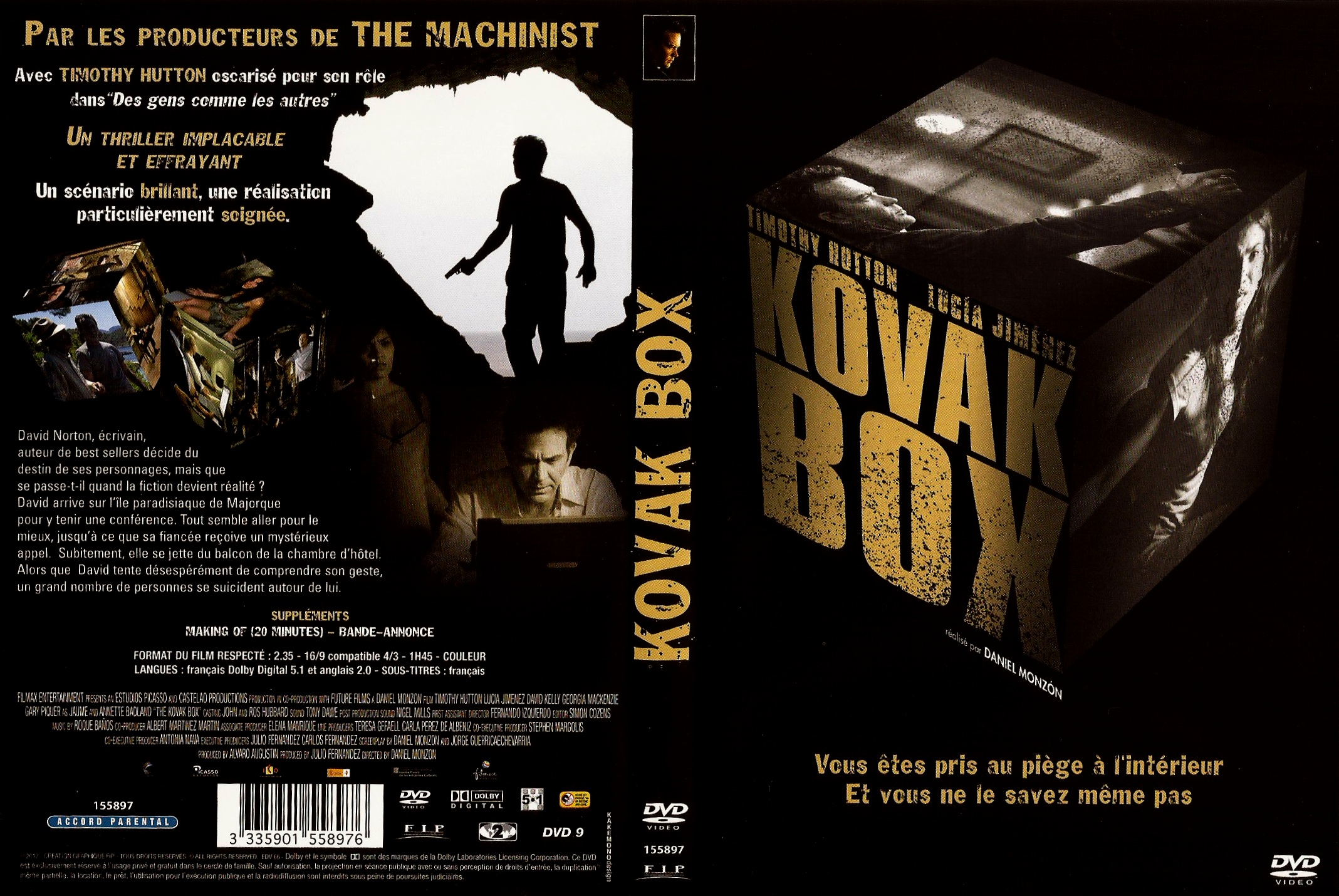 Jaquette DVD Kovak box v2