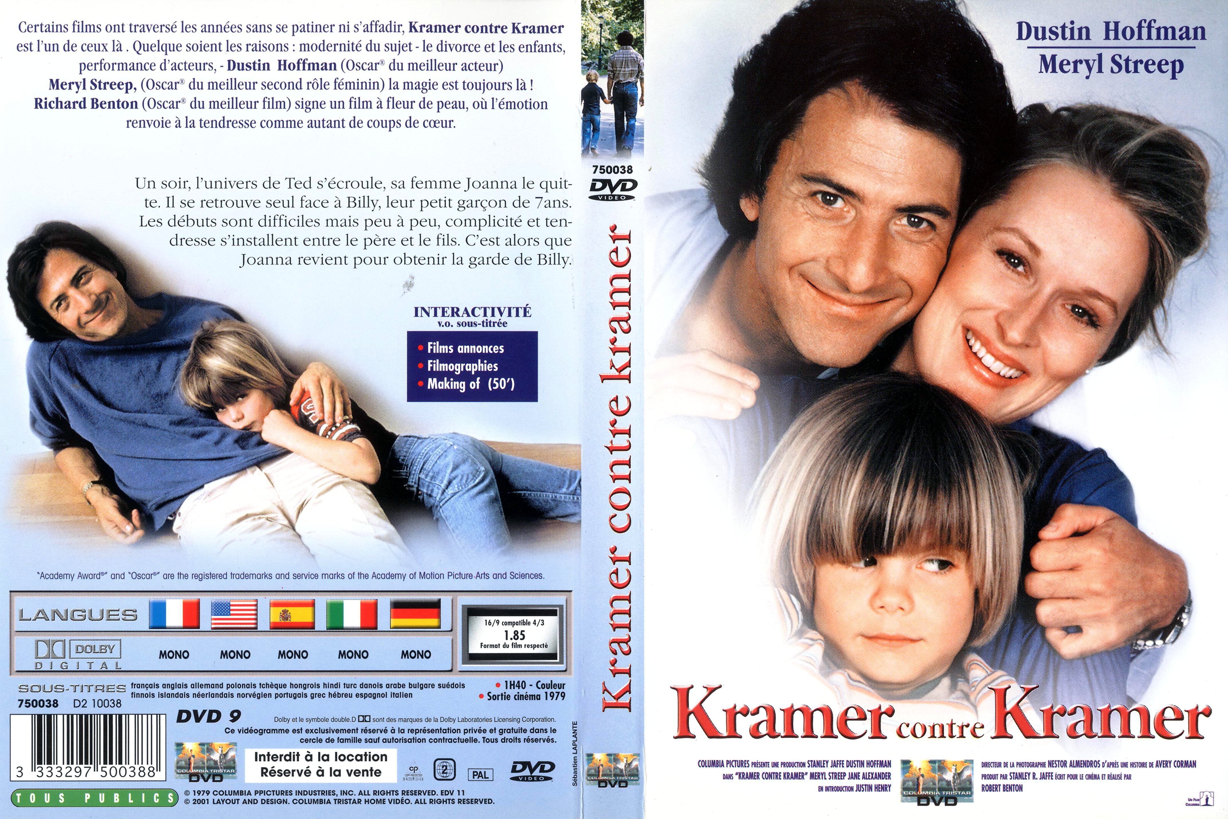 Jaquette DVD Kramer contre Kramer v2