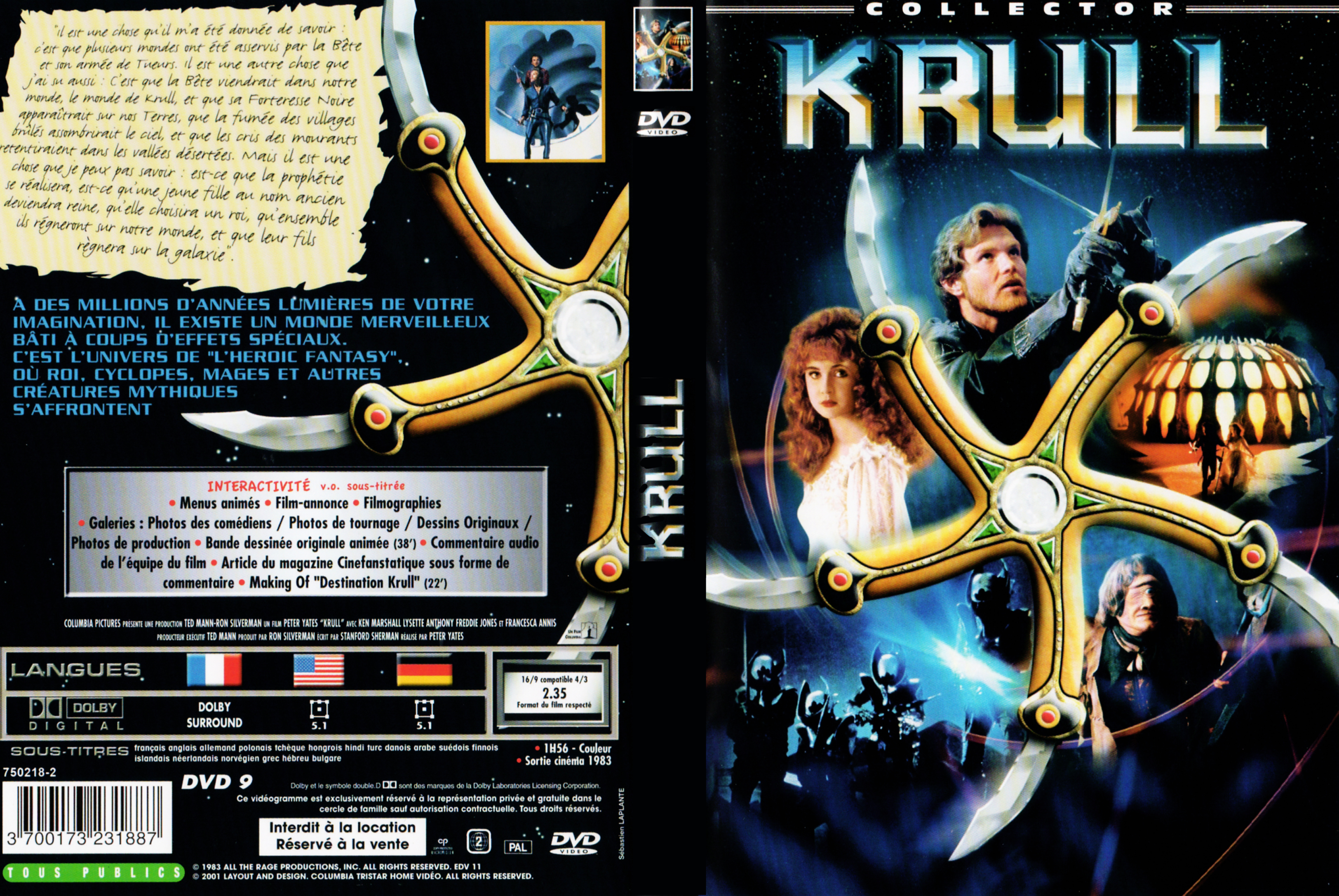 Jaquette DVD Krull