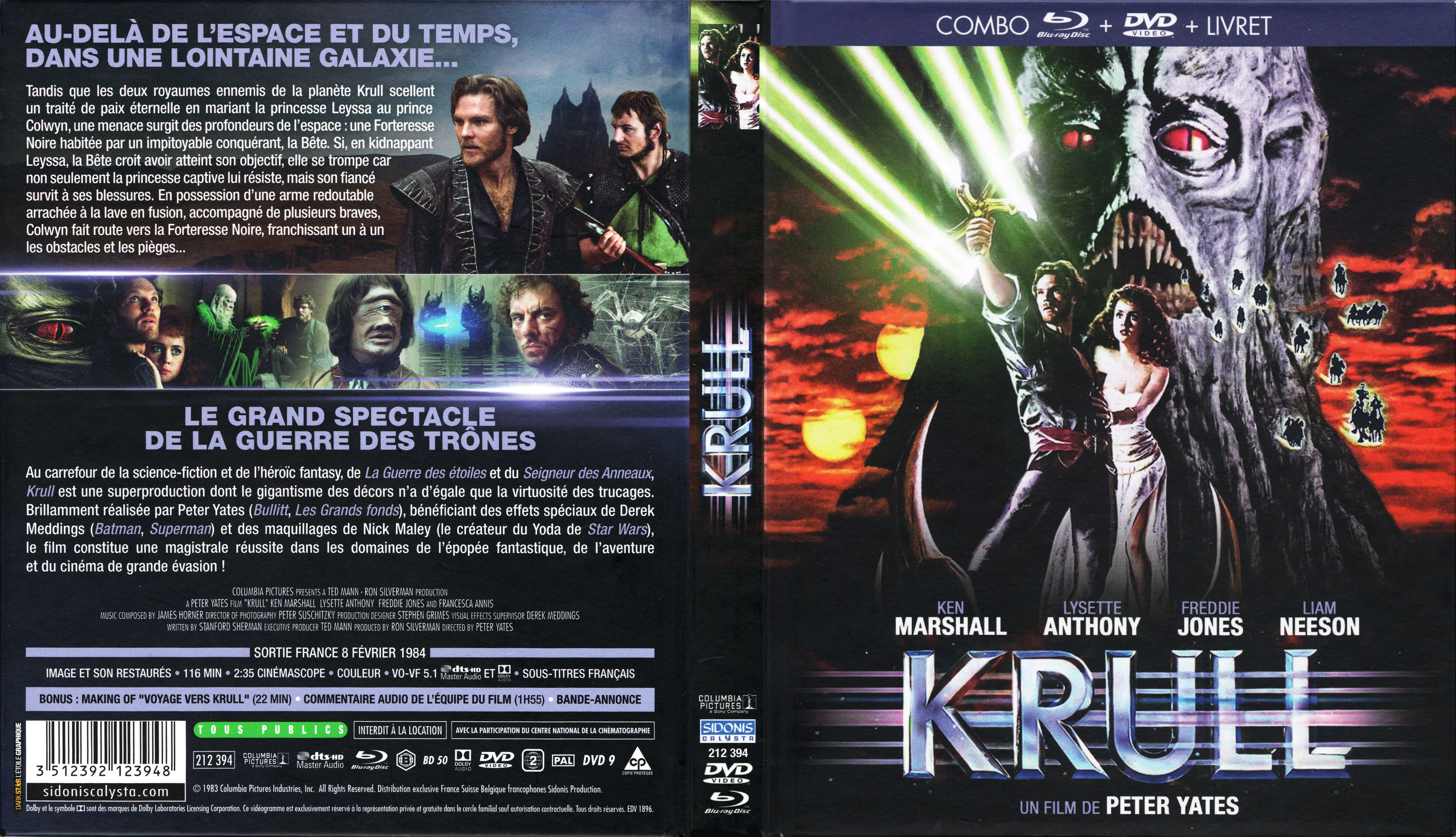 Jaquette DVD Krull (BLU-RAY)