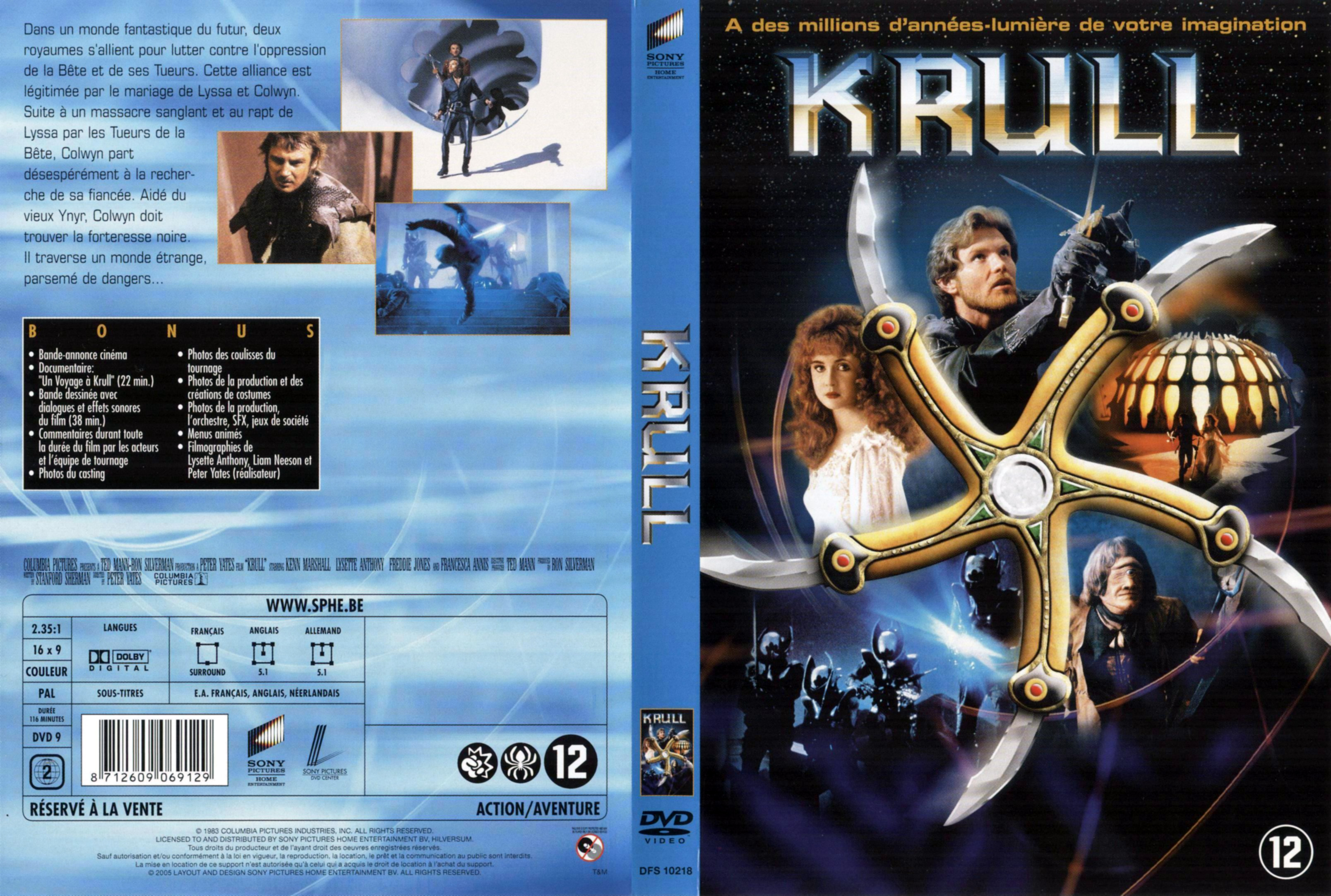 Jaquette DVD Krull v2
