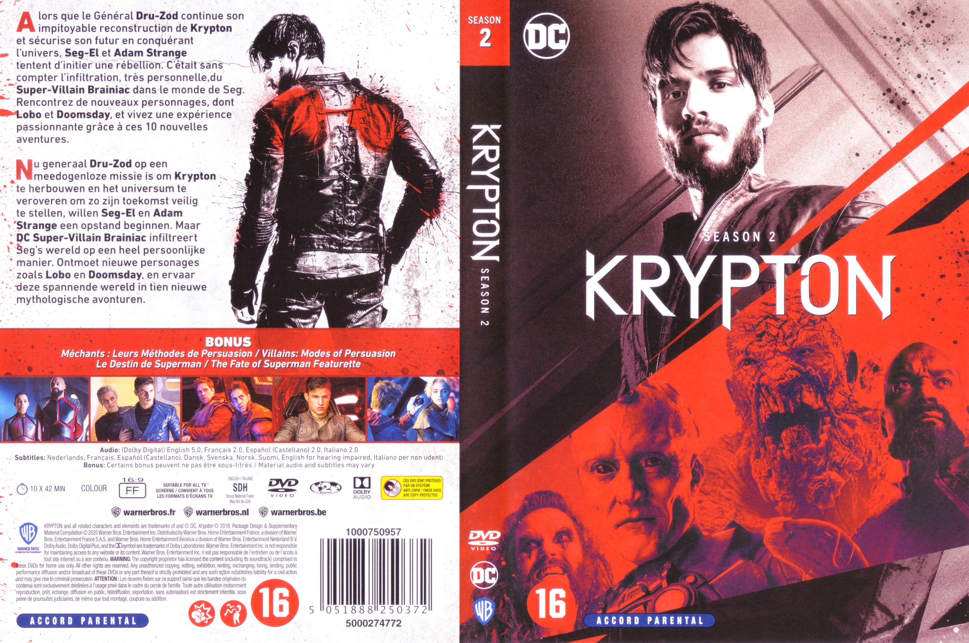 Jaquette DVD Krypton Saison 2