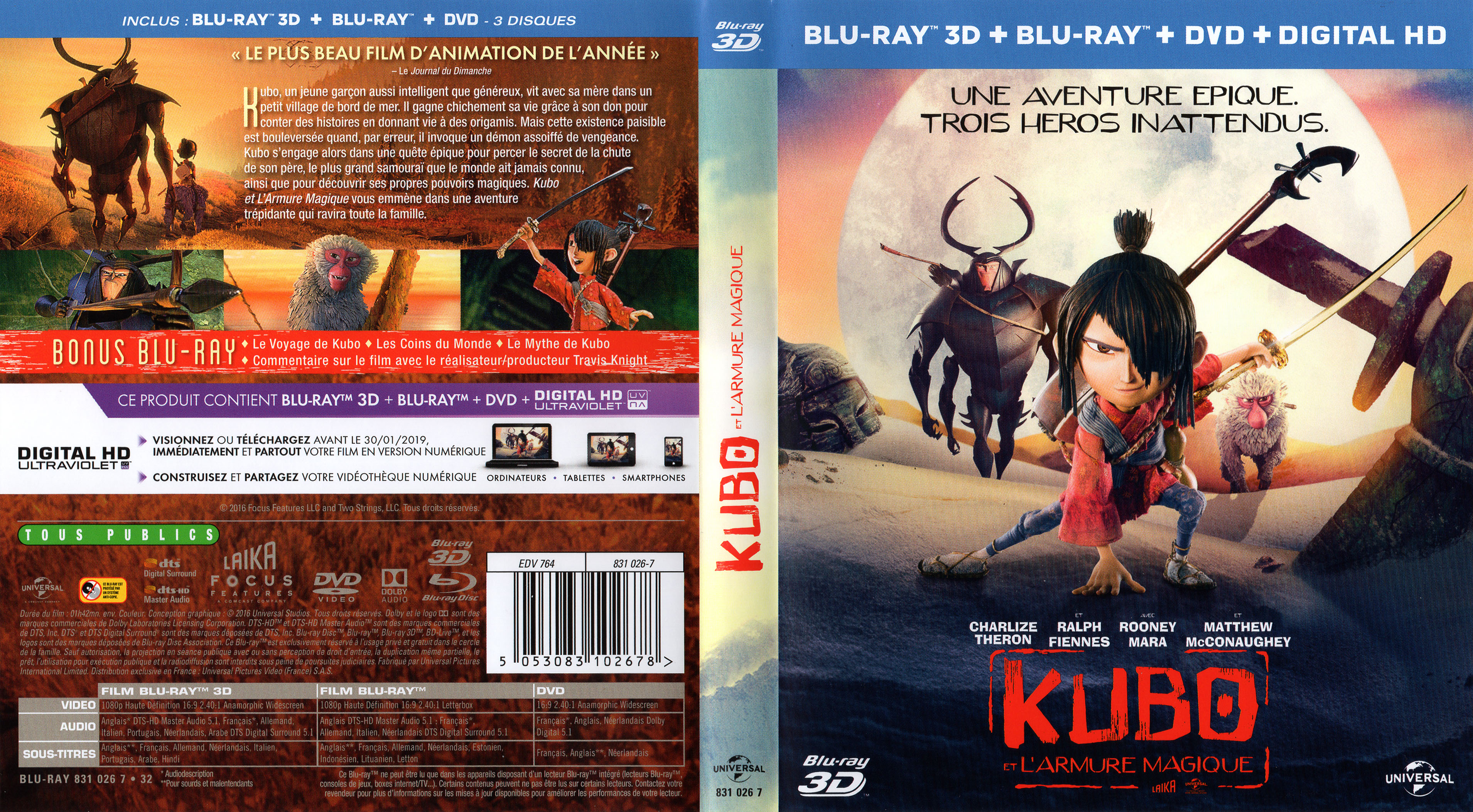 Jaquette DVD Kubo et l