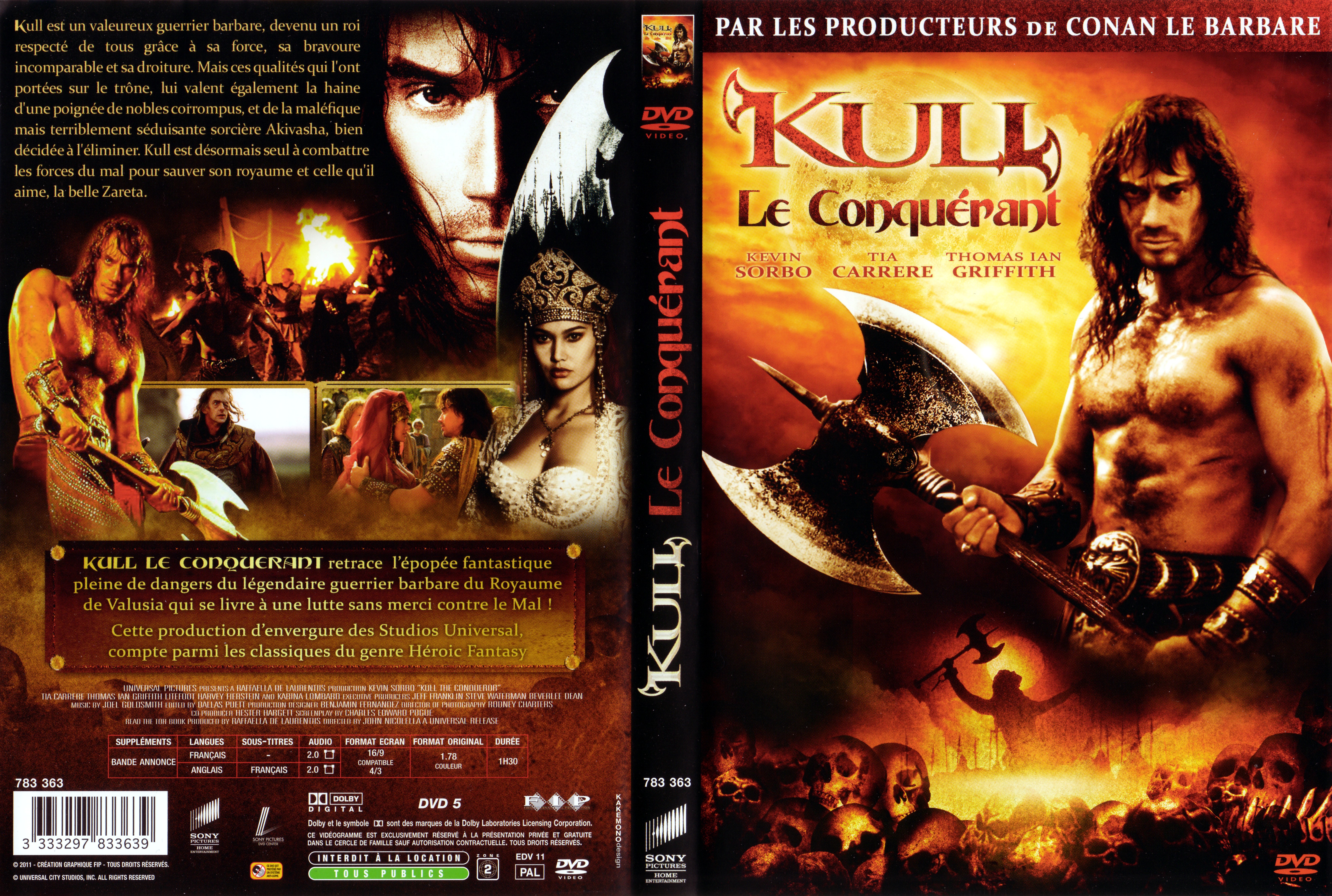 Jaquette DVD Kull Le conqurant