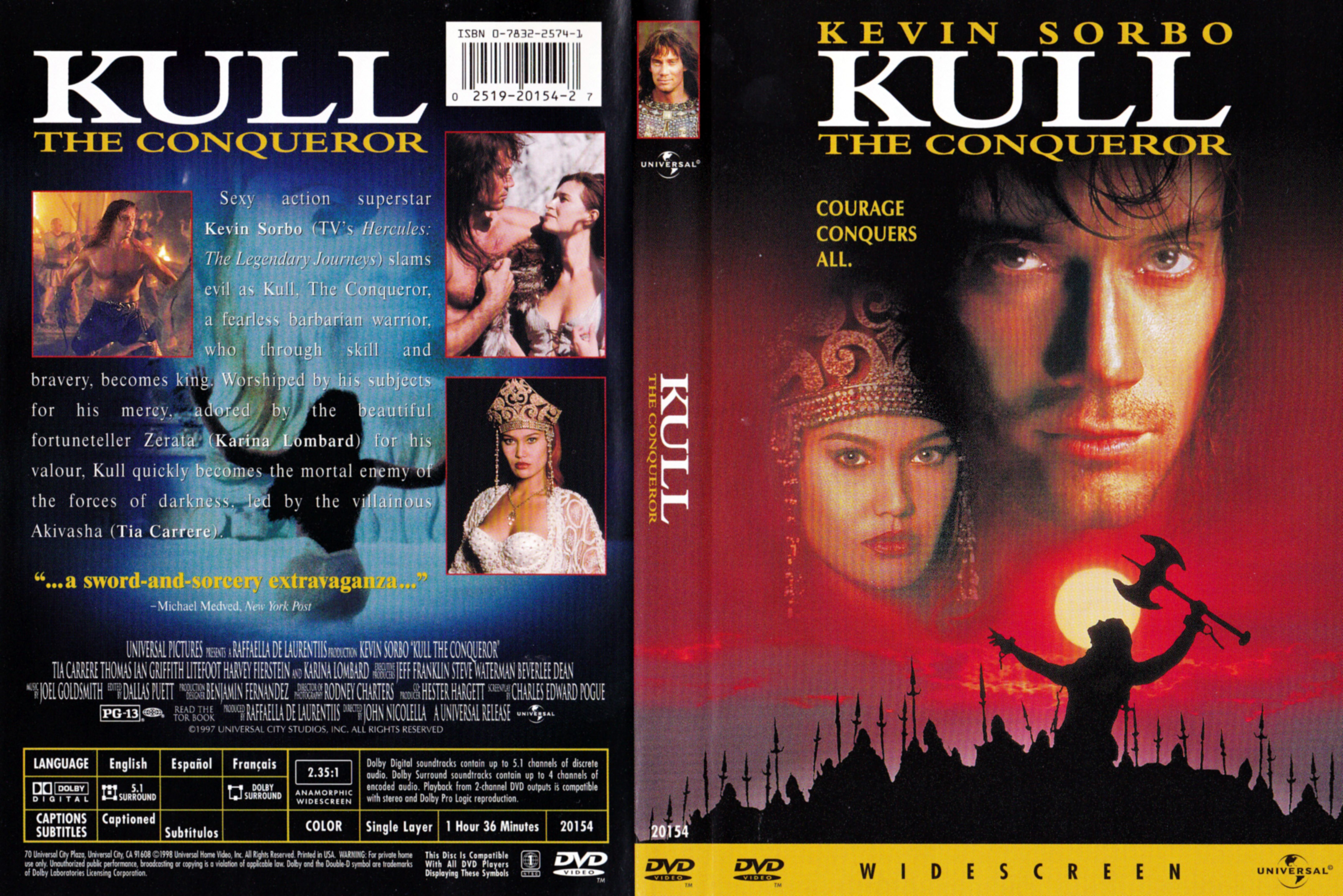 Jaquette DVD Kull The conqueror (Canadienne)