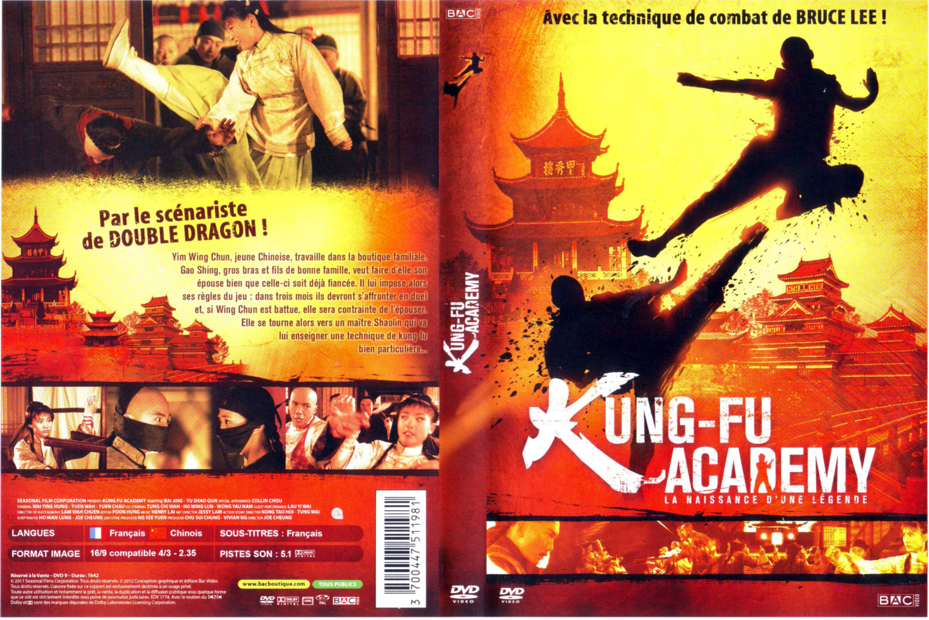 Jaquette DVD Kung-fu academy