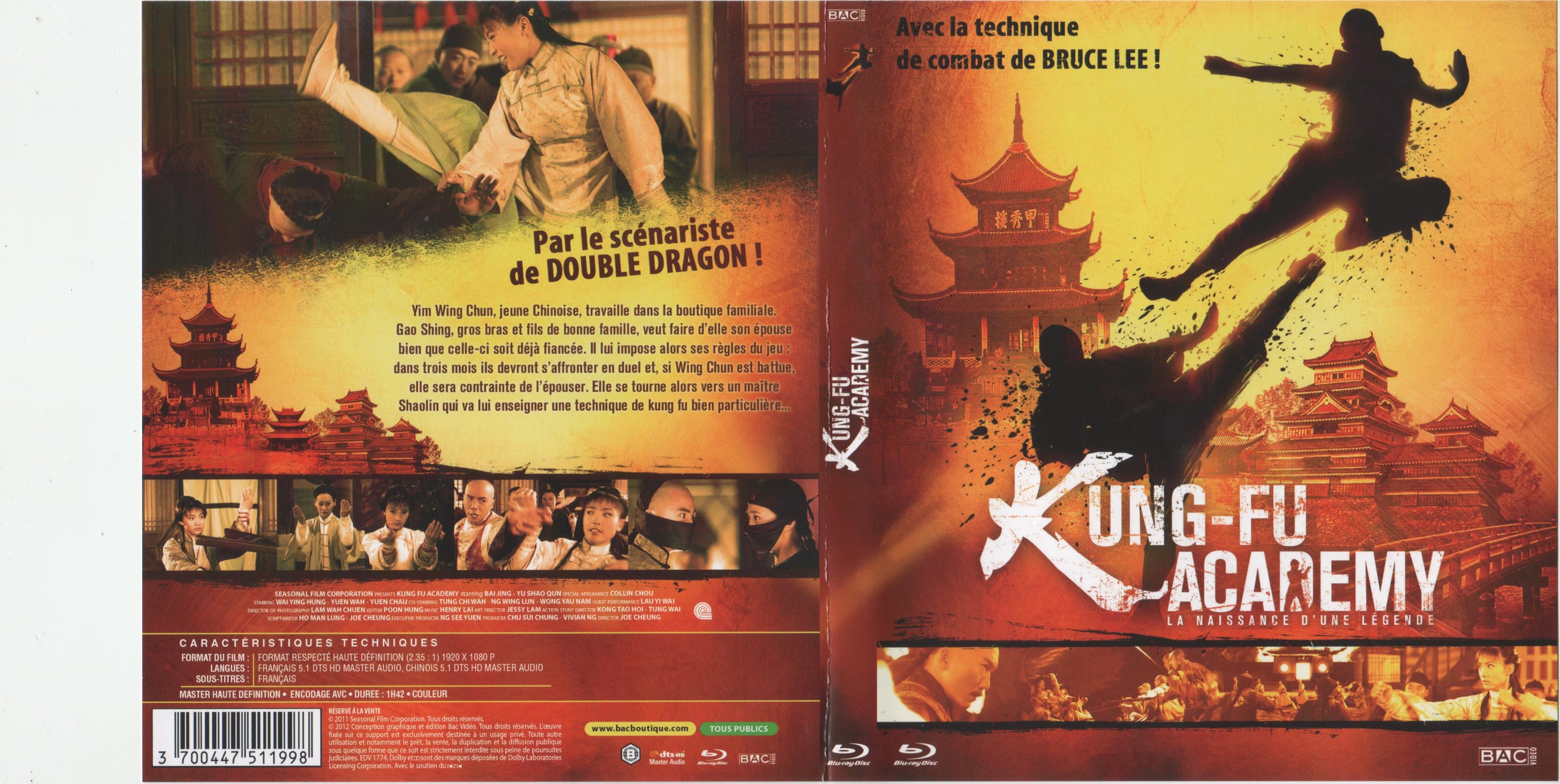 Jaquette DVD Kung-fu academy (BLU-RAY)