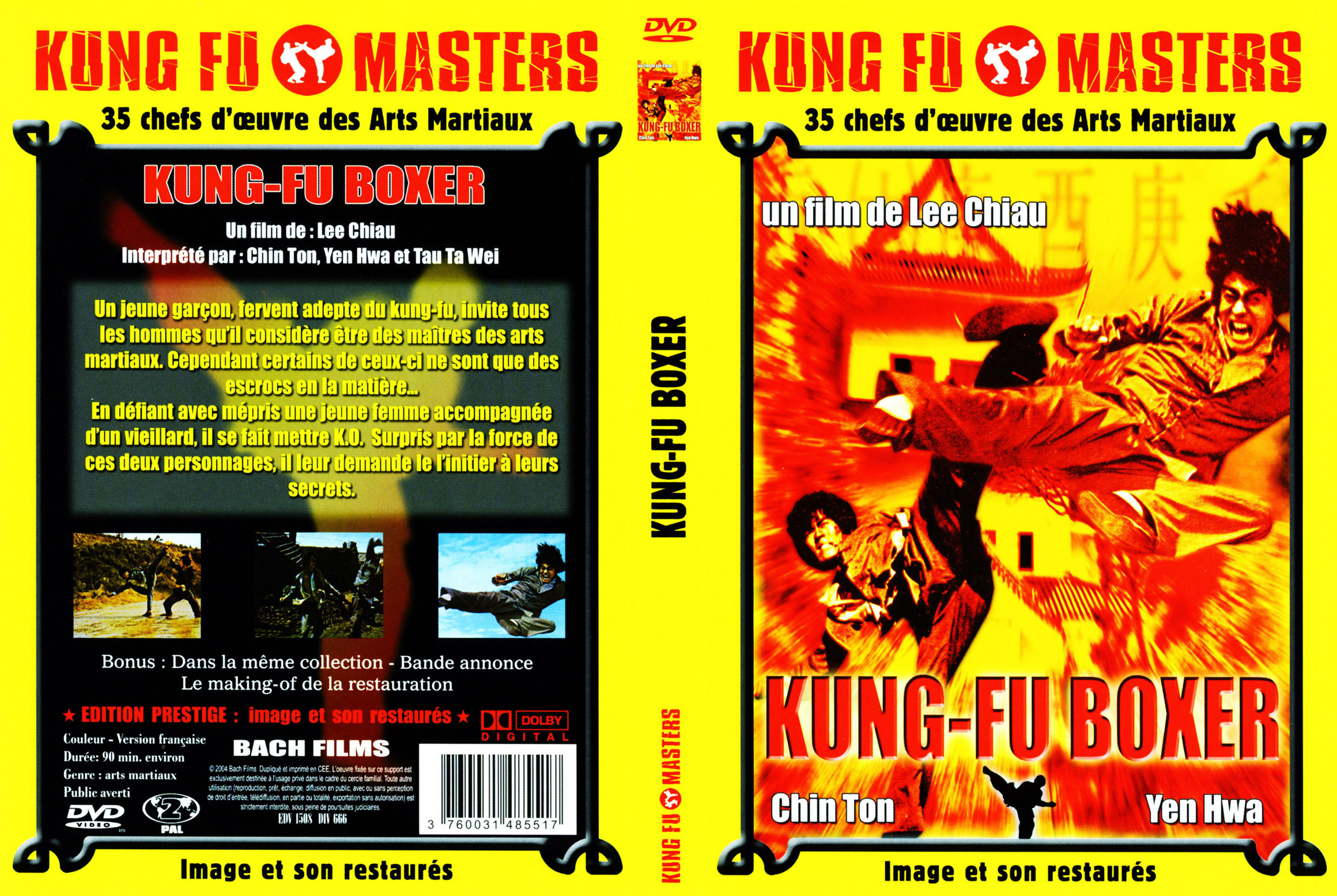 Jaquette DVD Kung fu boxer v2