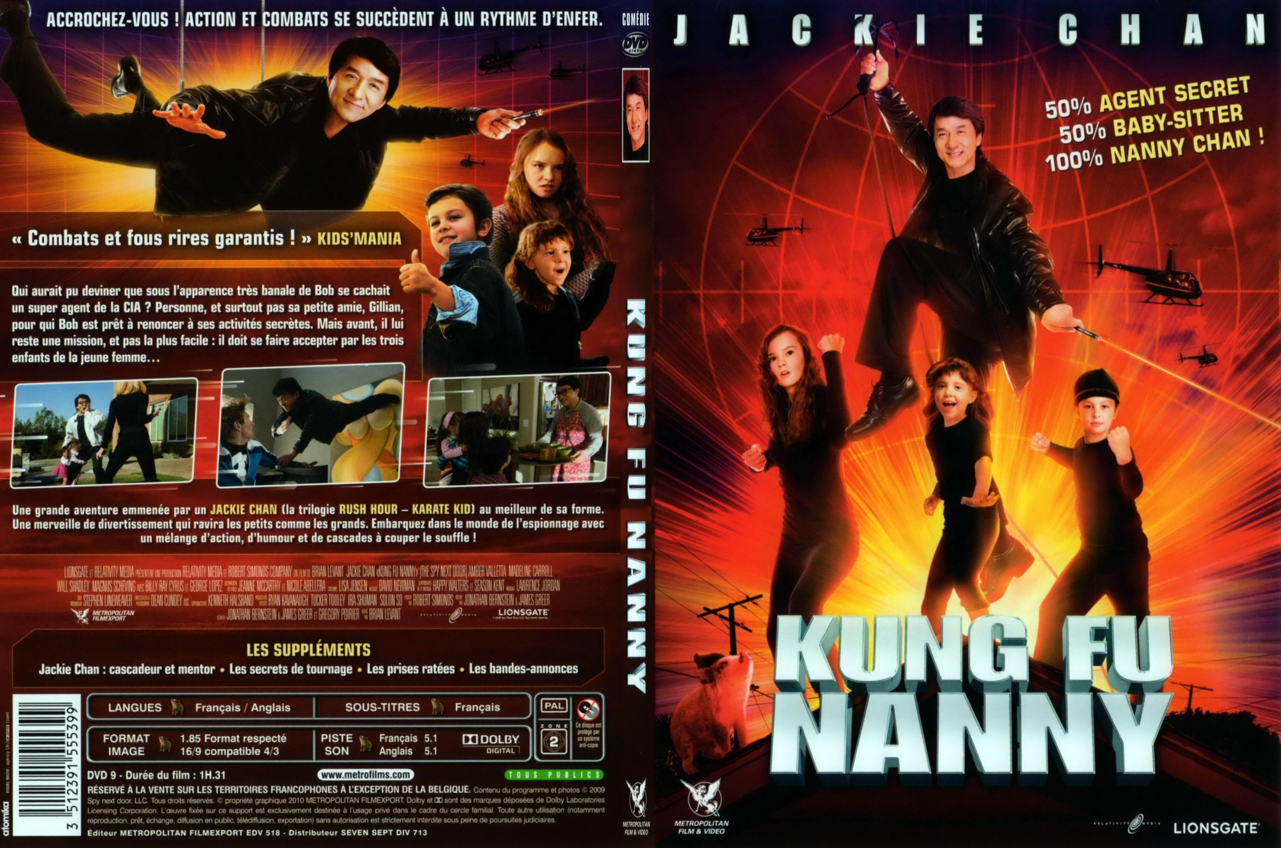 Jaquette DVD Kung fu nanny - SLIM