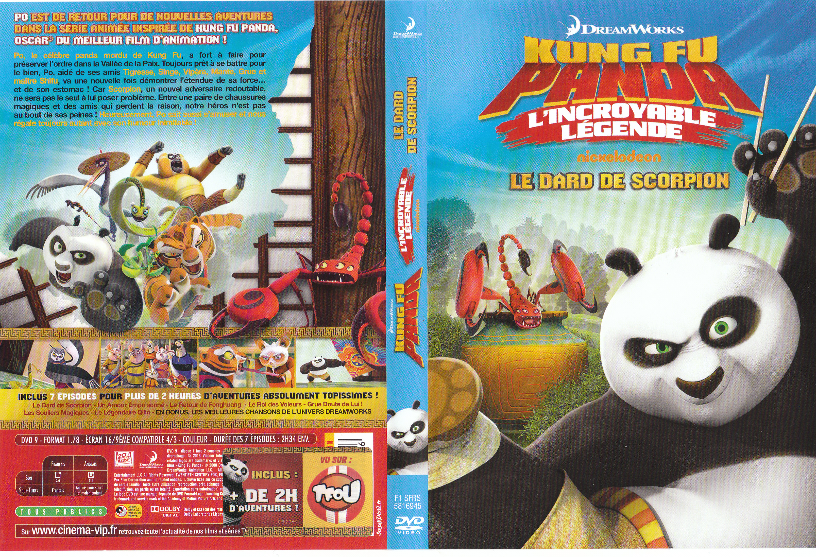 Jaquette DVD Kung fu panda L