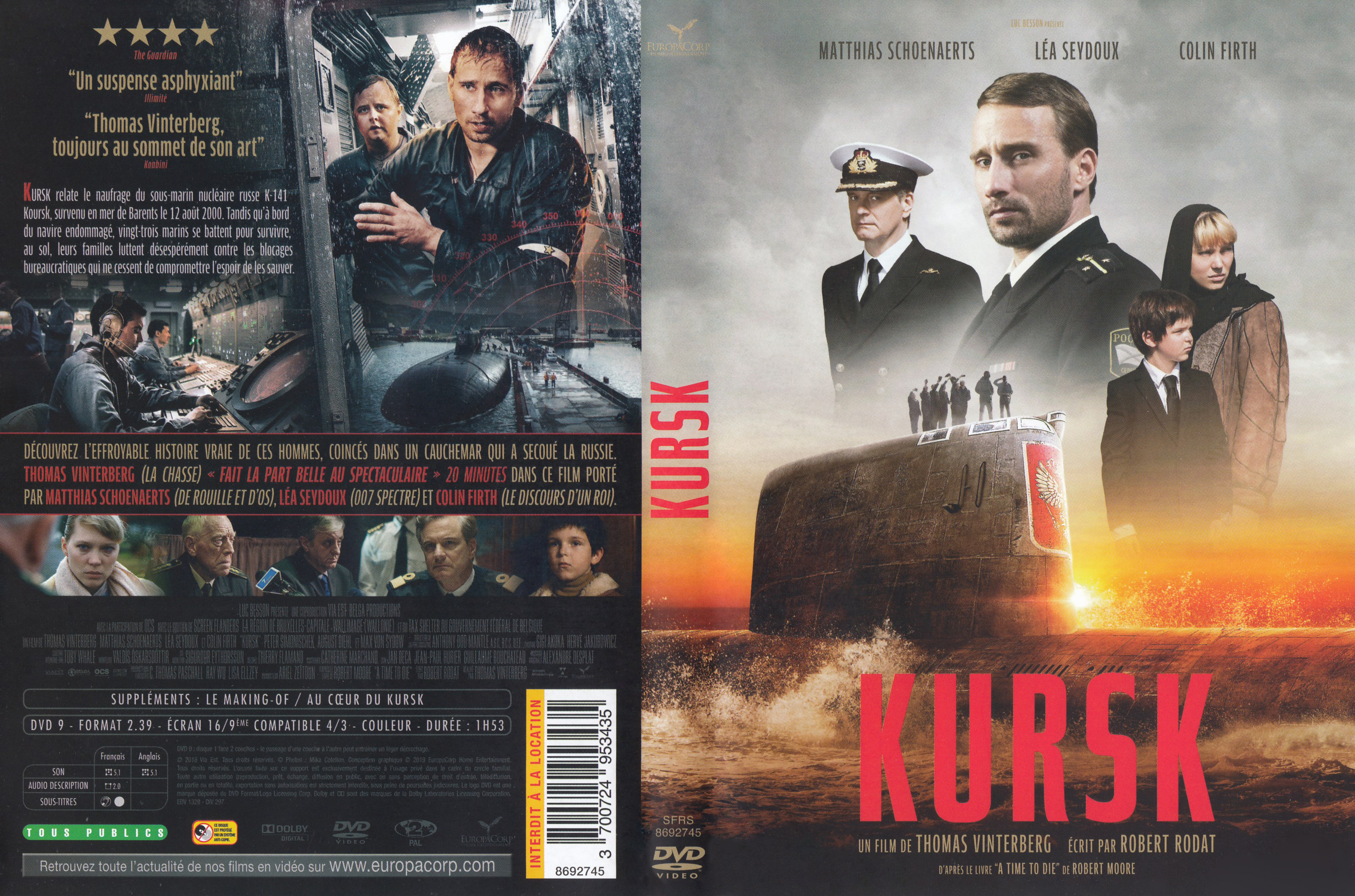 Jaquette DVD Kursk