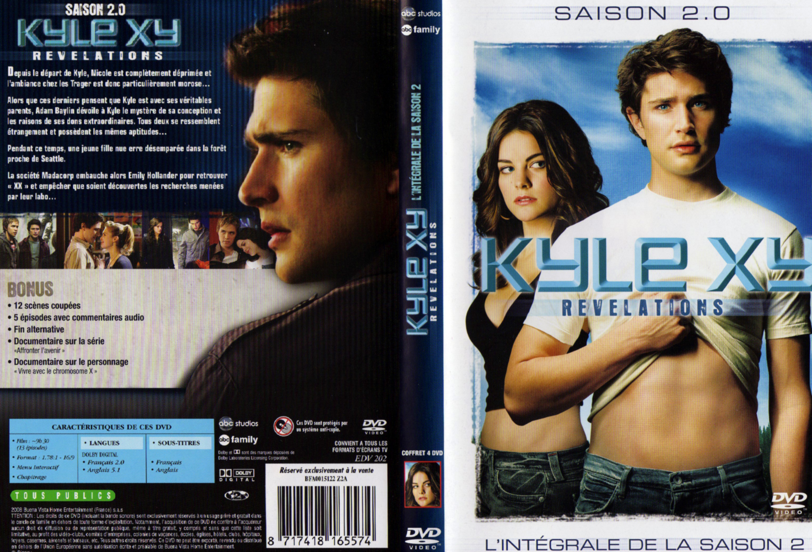 Jaquette DVD Kyle XY Saison 2 COFFRET