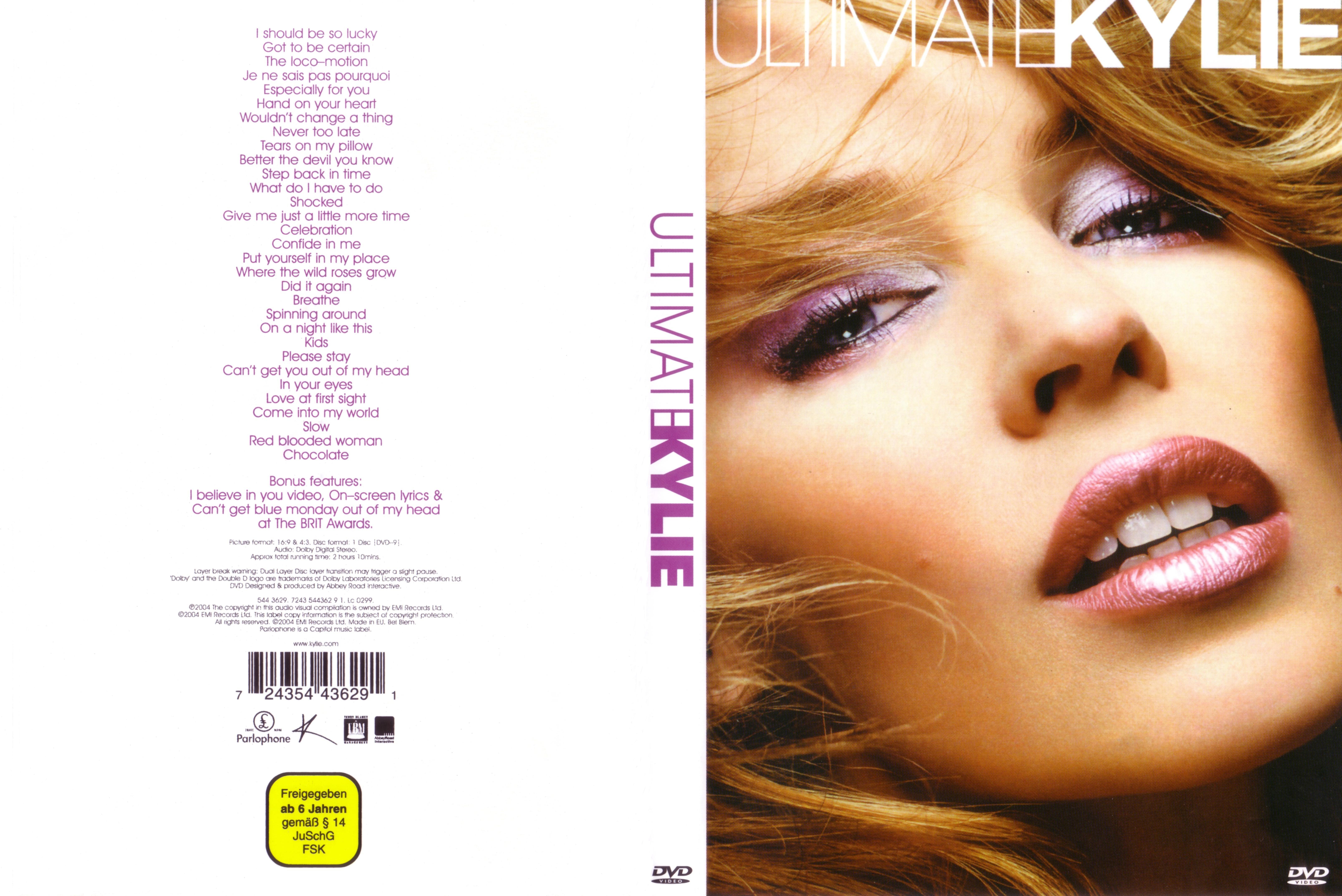 Jaquette DVD Kylie Minogue Ultimate