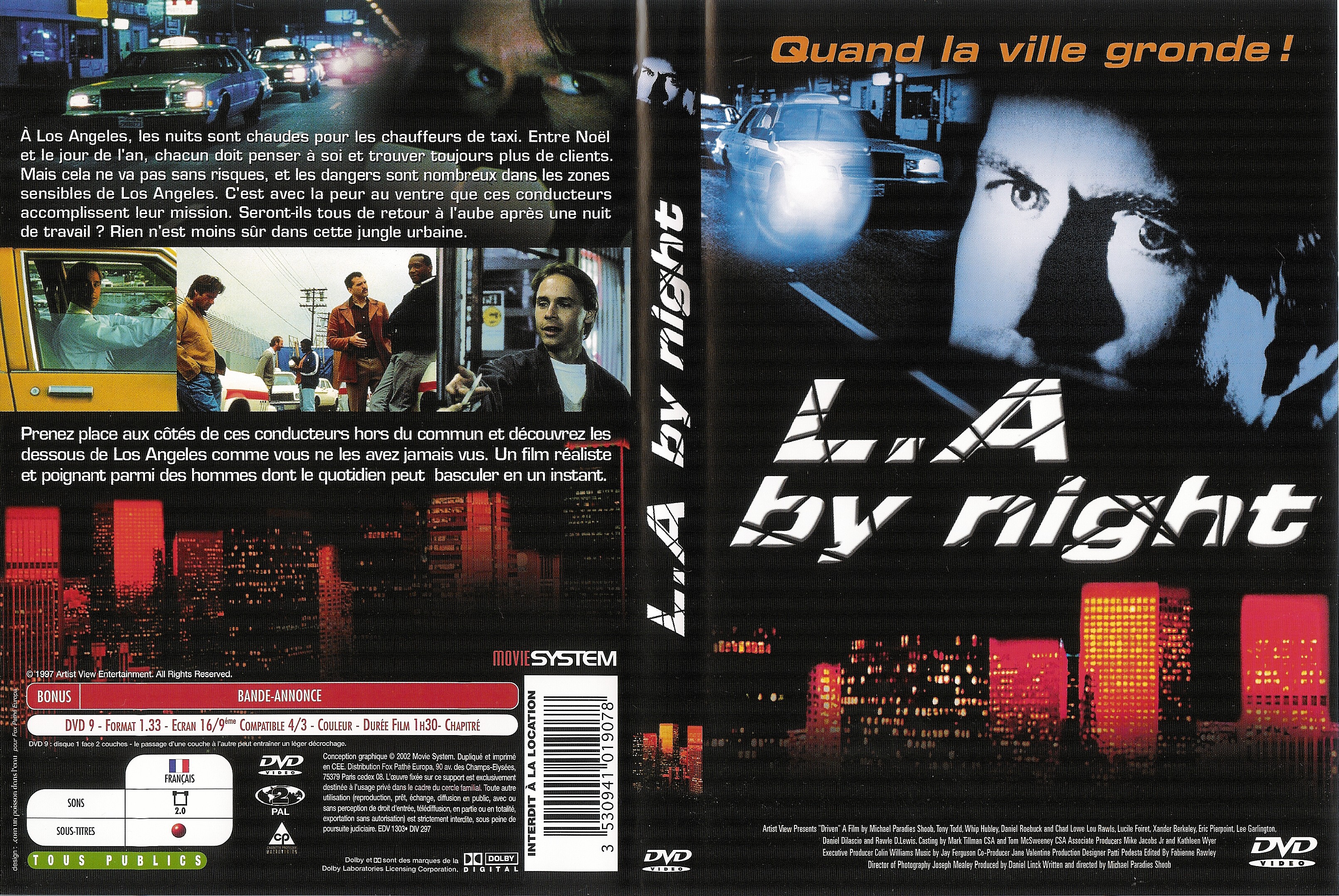Jaquette DVD LA by night